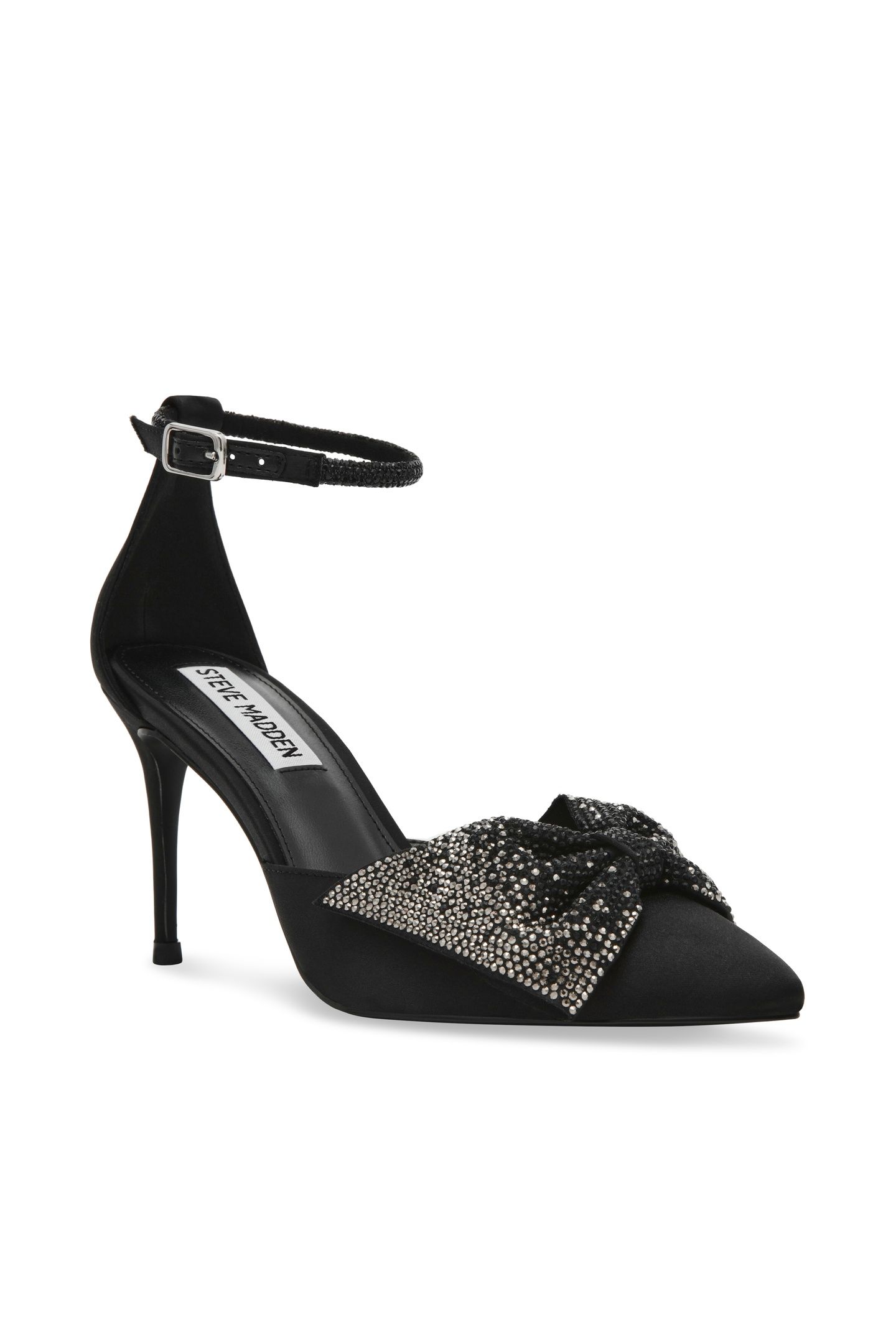 LILYANN-E SANDALS BLACK SATIN 3