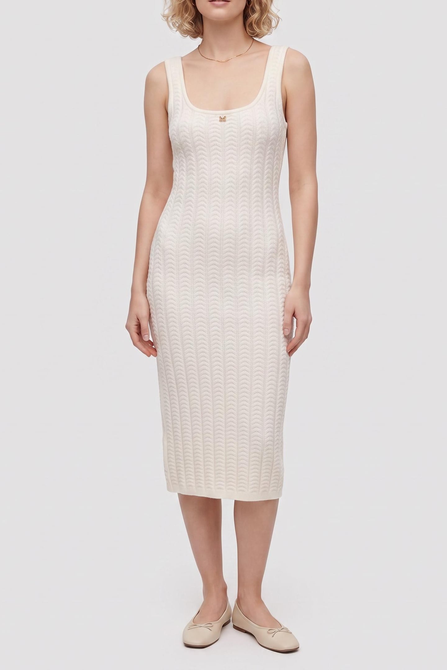 HOPE SWEATER DRESS MACADAMIA 1