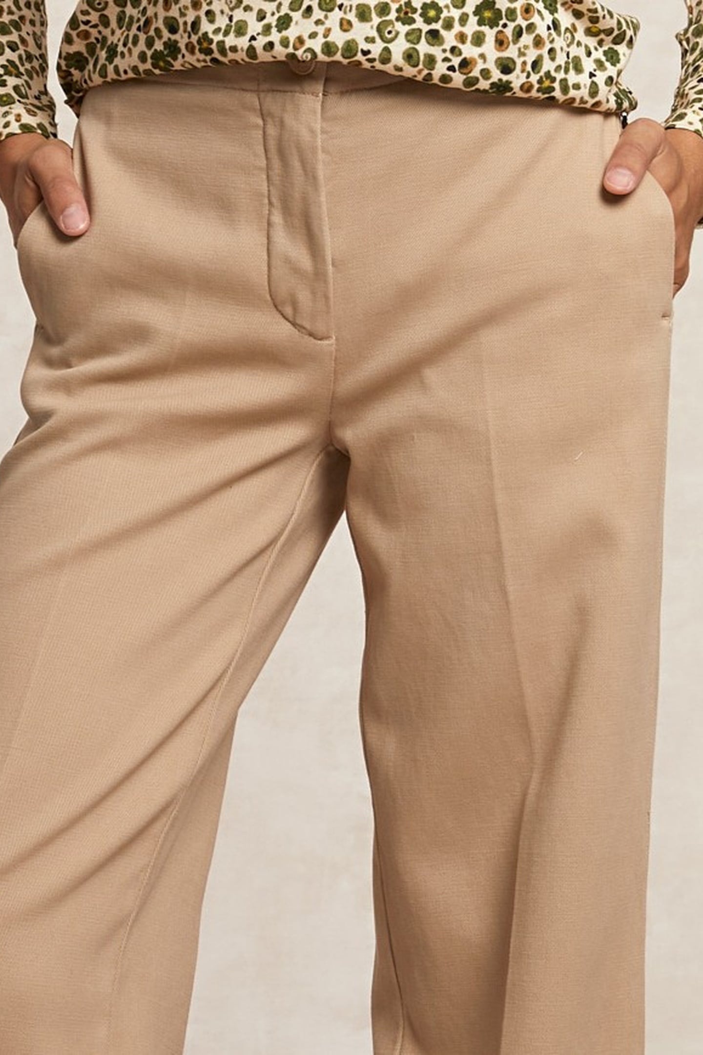 CLEAN LONG PANT BEIGE 3