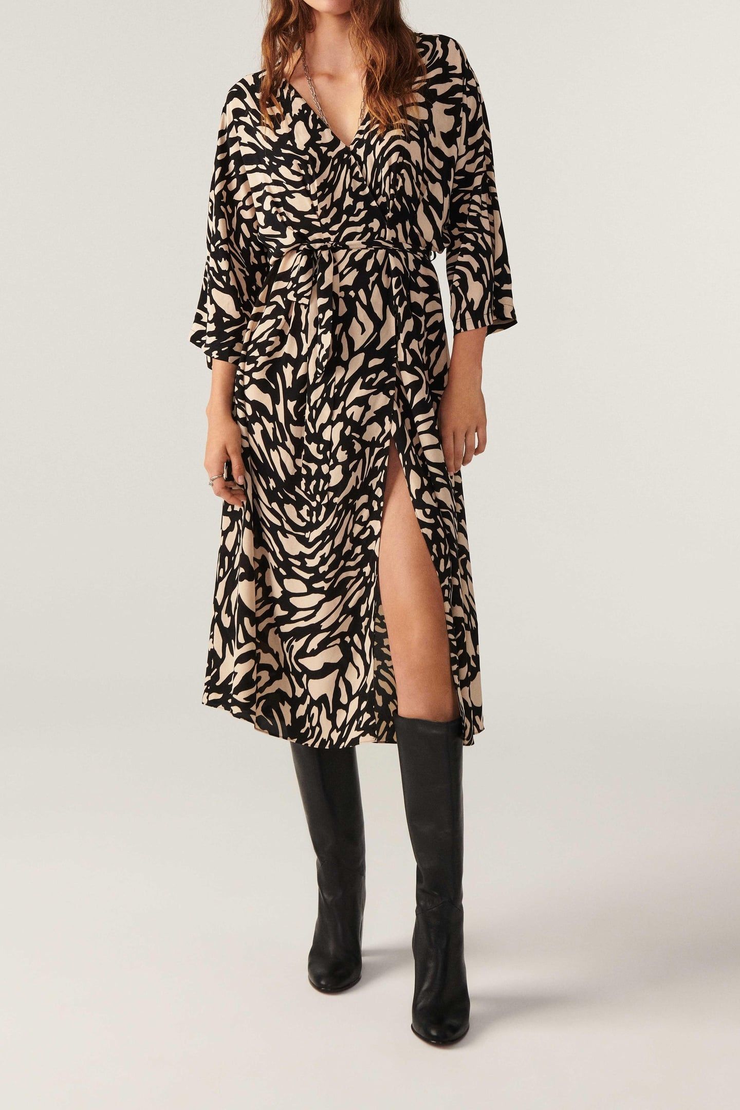 MID-LENGTH DRESS BLACK 1