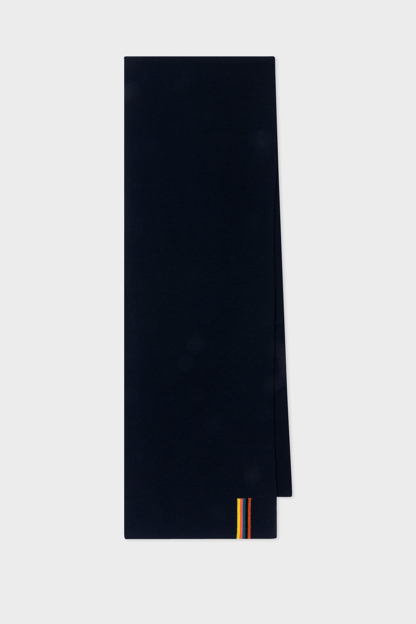 MEN SCARF ARTIST END NAVY 3