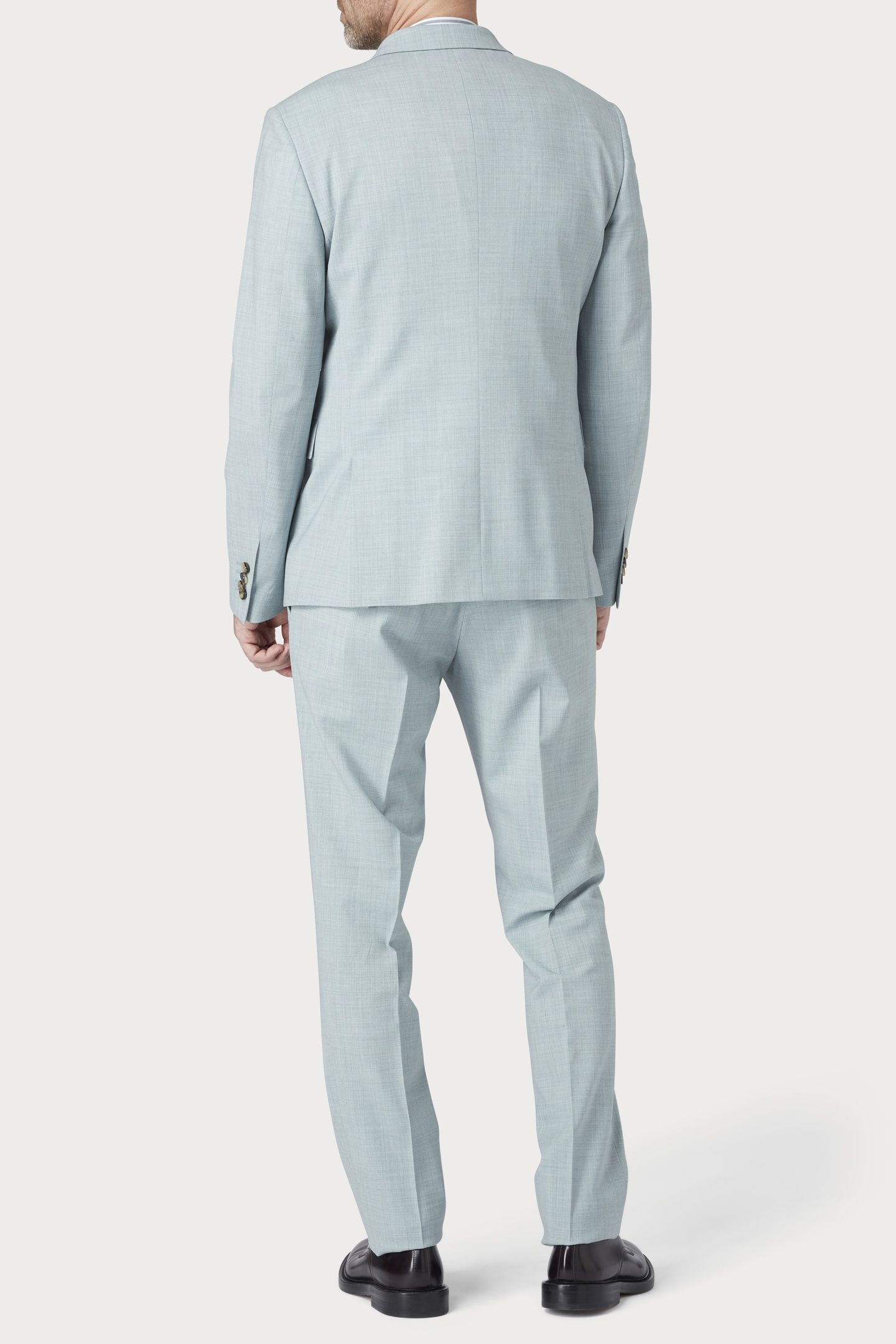 MENS SLIM FIT 2BTN SUIT LIGHT BLUE 7