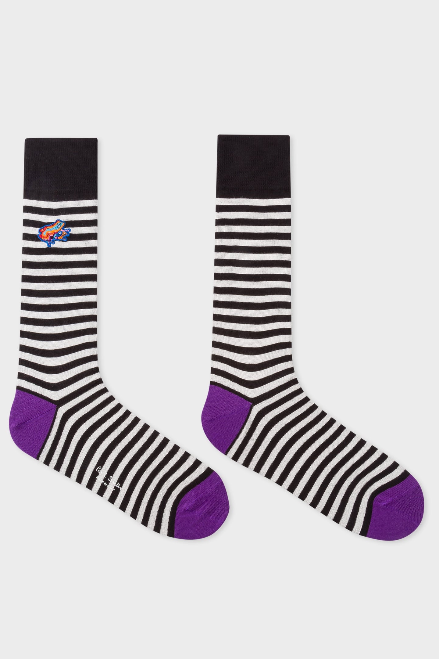 MEN SOCK DREAMER EMBRDRY BLACK 1