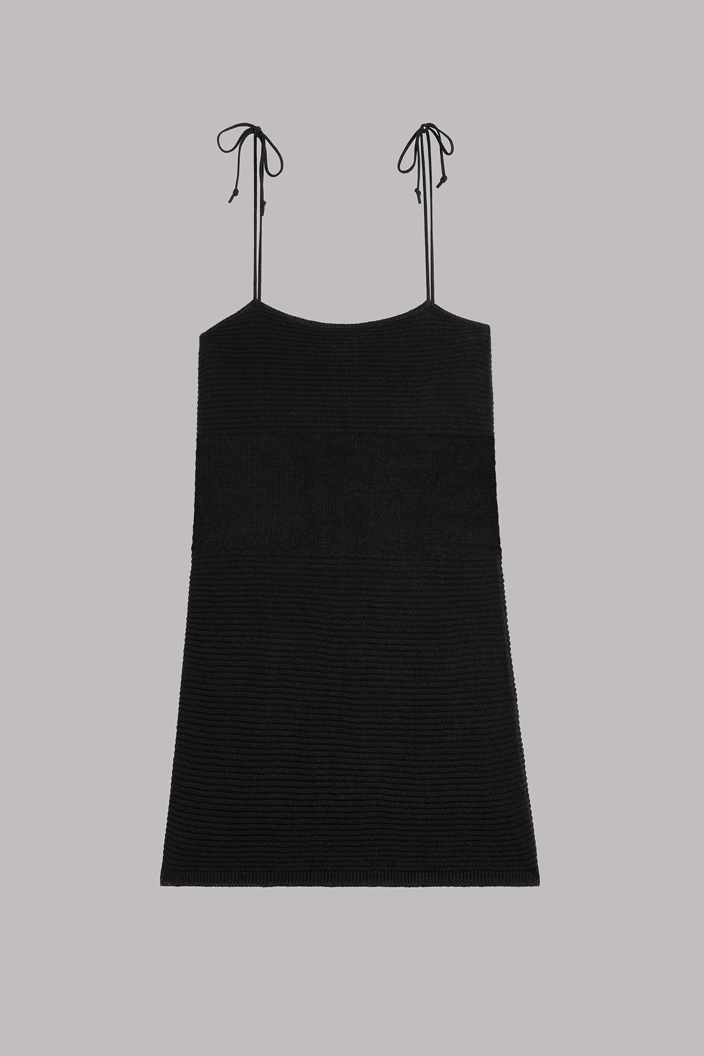 THE BLACK CROCHET MIDI DRESS BLACK 3