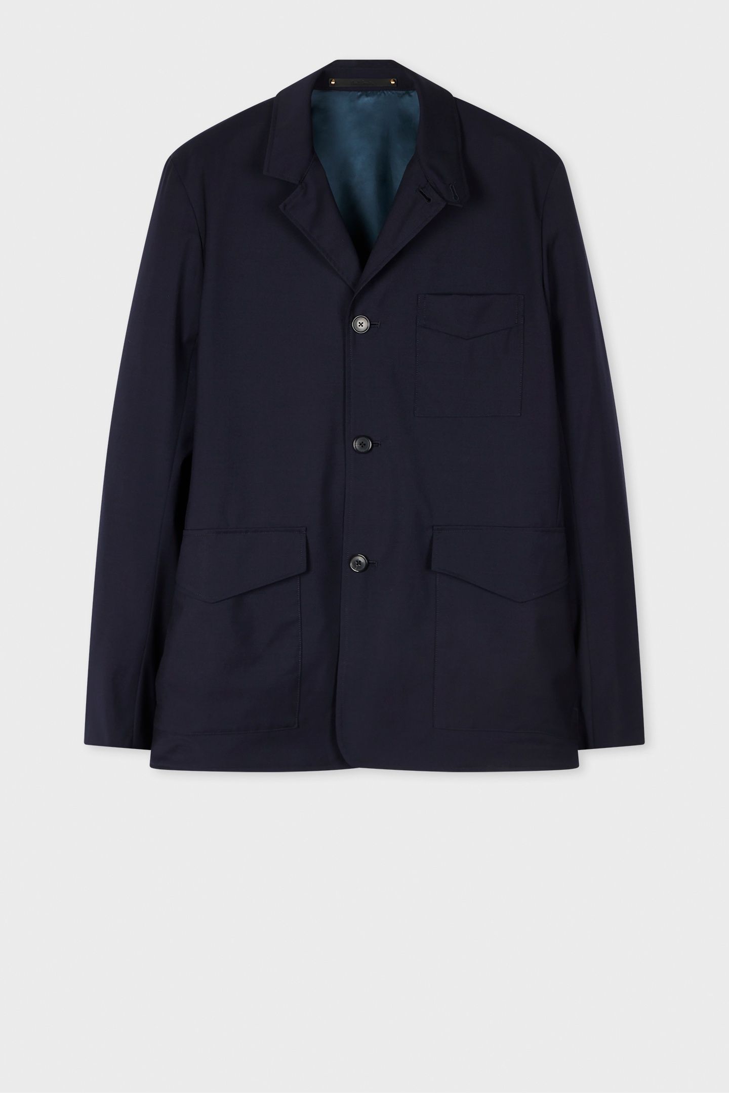 MENS 4BTN CASUAL JKT VERY DARK NAVY 4