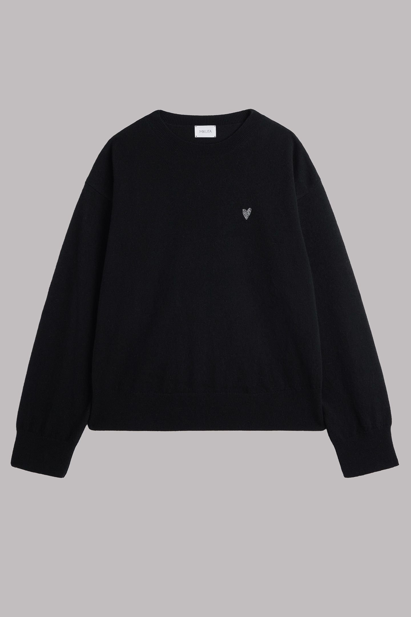 THE BLACK CASHMERE KNITTED SWEATER BLACK 3