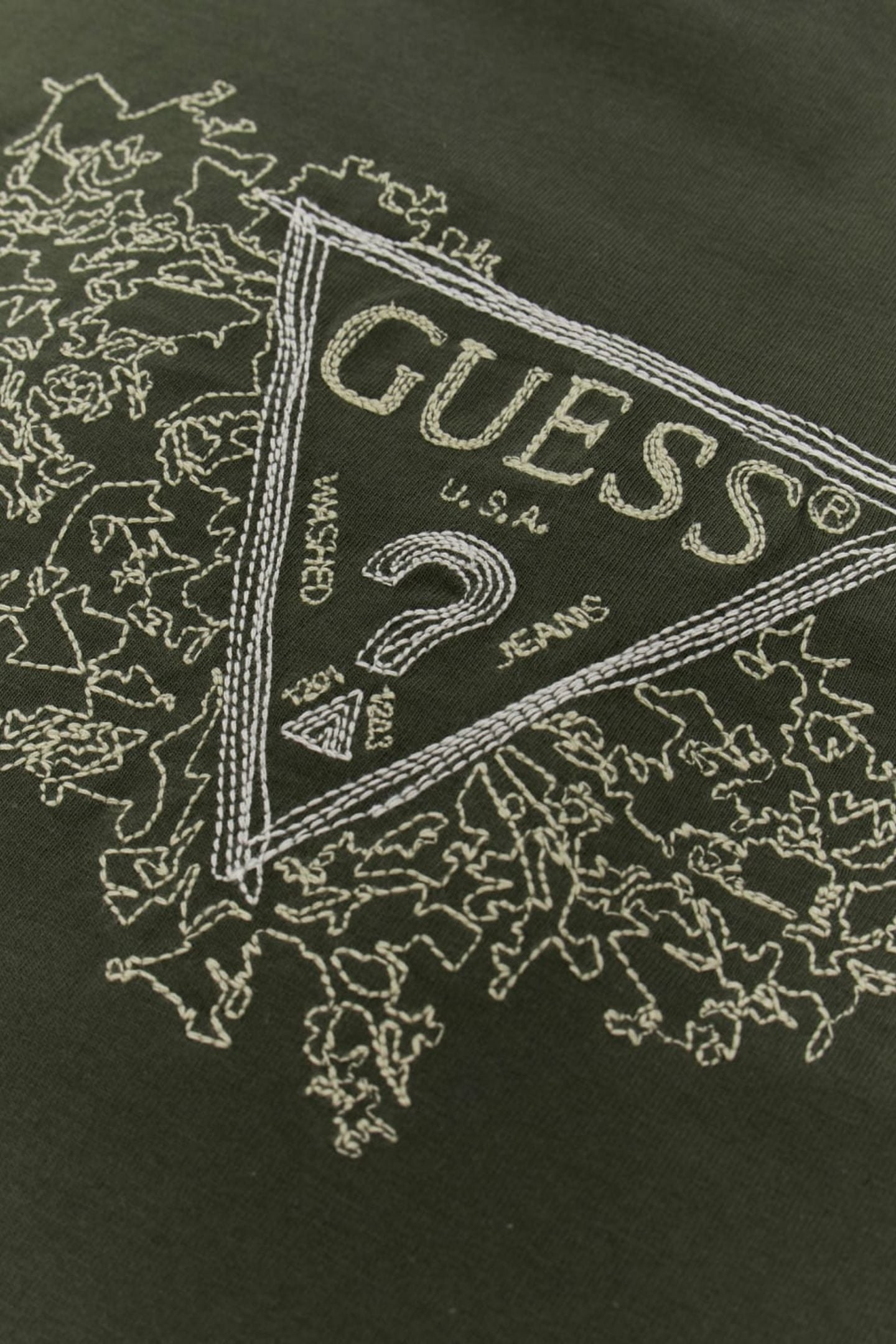 CN SS EMBROIDERY TRI GREEN DEPTHS 8