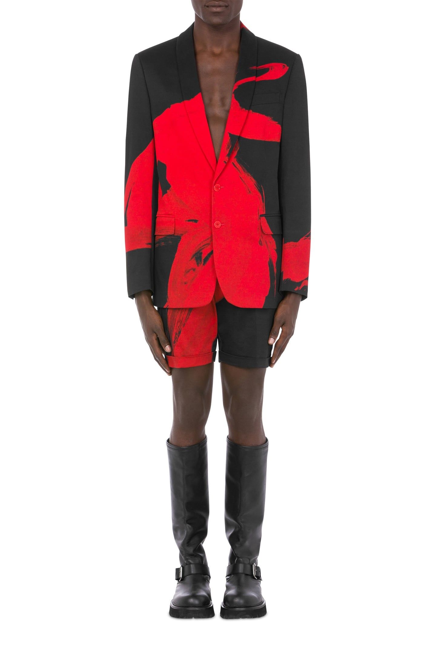 STRETCH GABARDINE JACKET TONY VIRAMONTES ARCHIVE BLACK 1