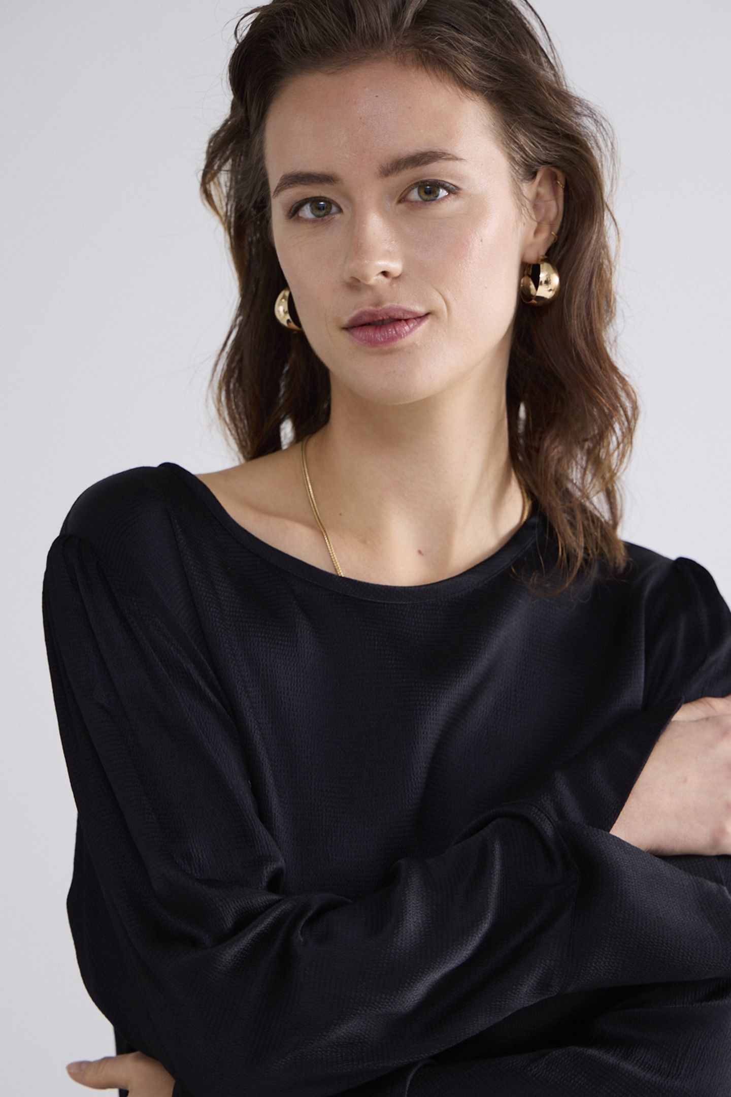TOP HAMMERED VISCOSE BLACK 4
