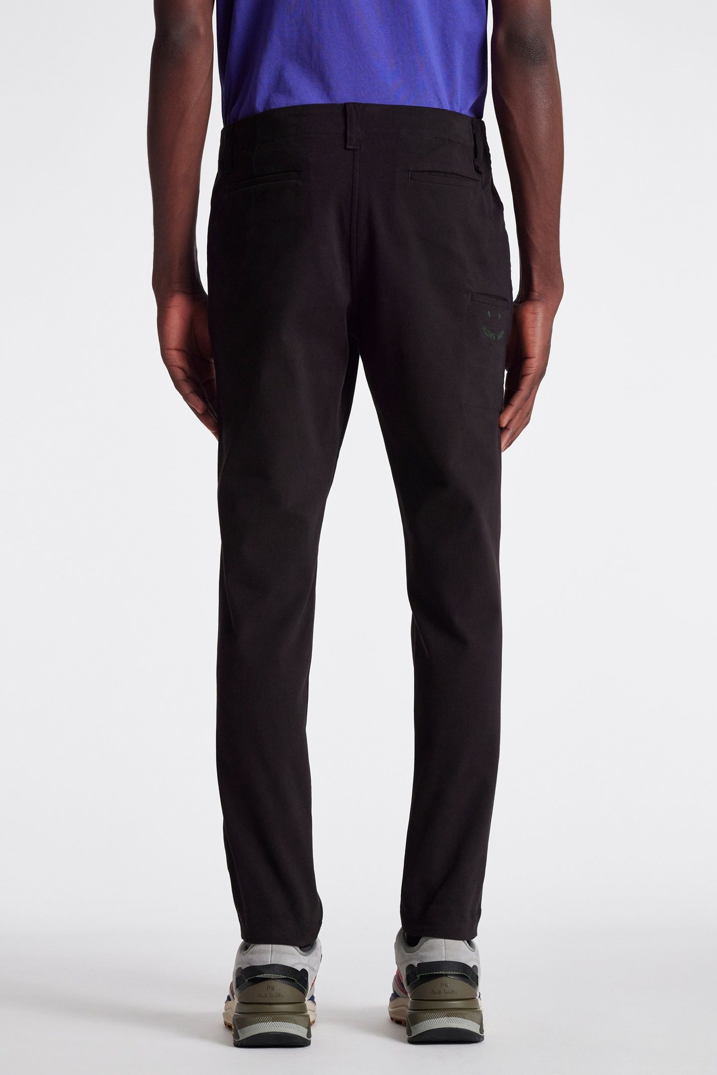 MENS TAERED FIT TROUSER BLACK 2