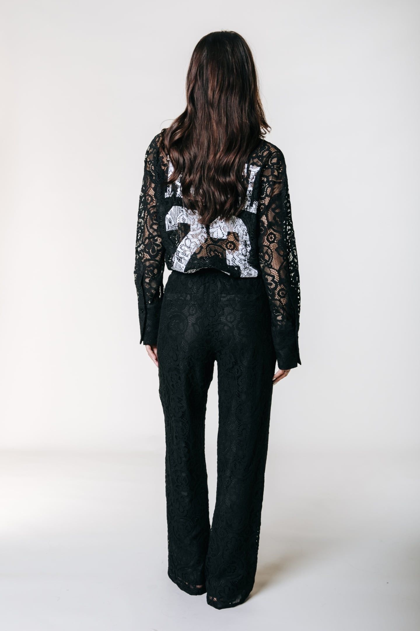 MELODY LACE PANTS BLACK 2