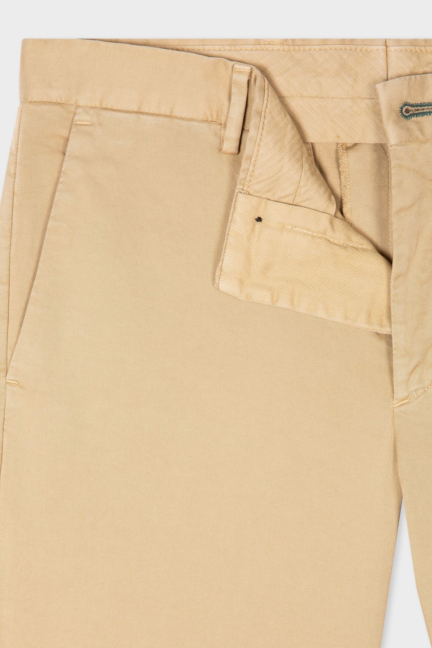 MENS MID FIT CHINO ZEBRA EMB MEDIUM BEIGE 5