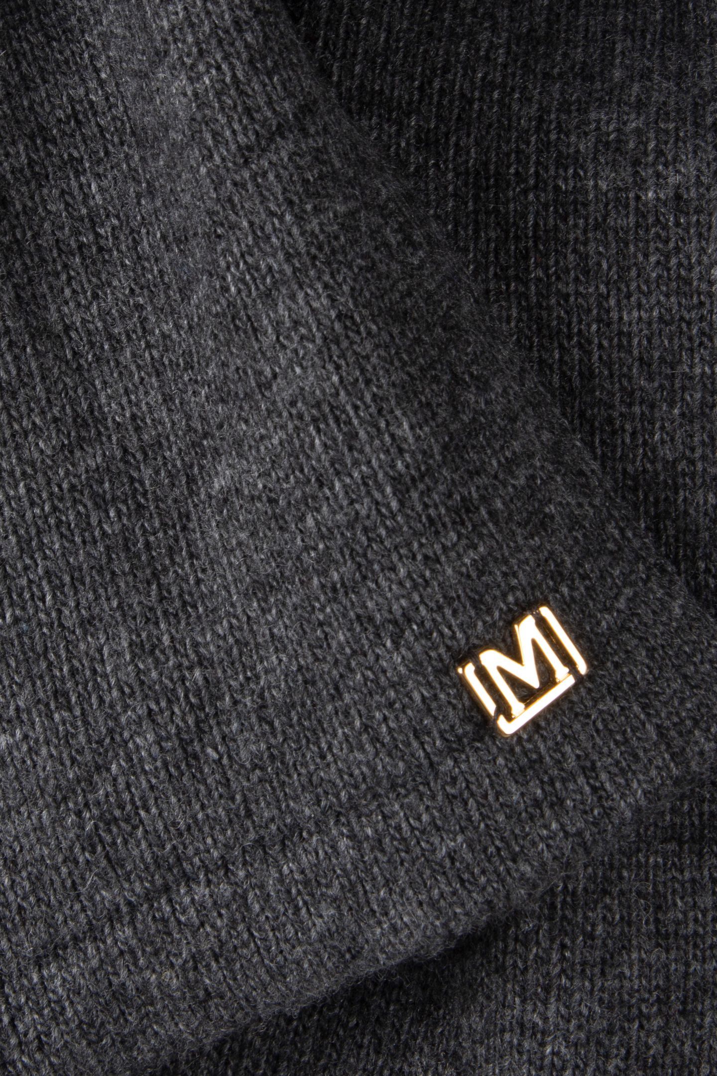 AFRAH HOODIE SCARF S DARK COAL HEATHER M9 4