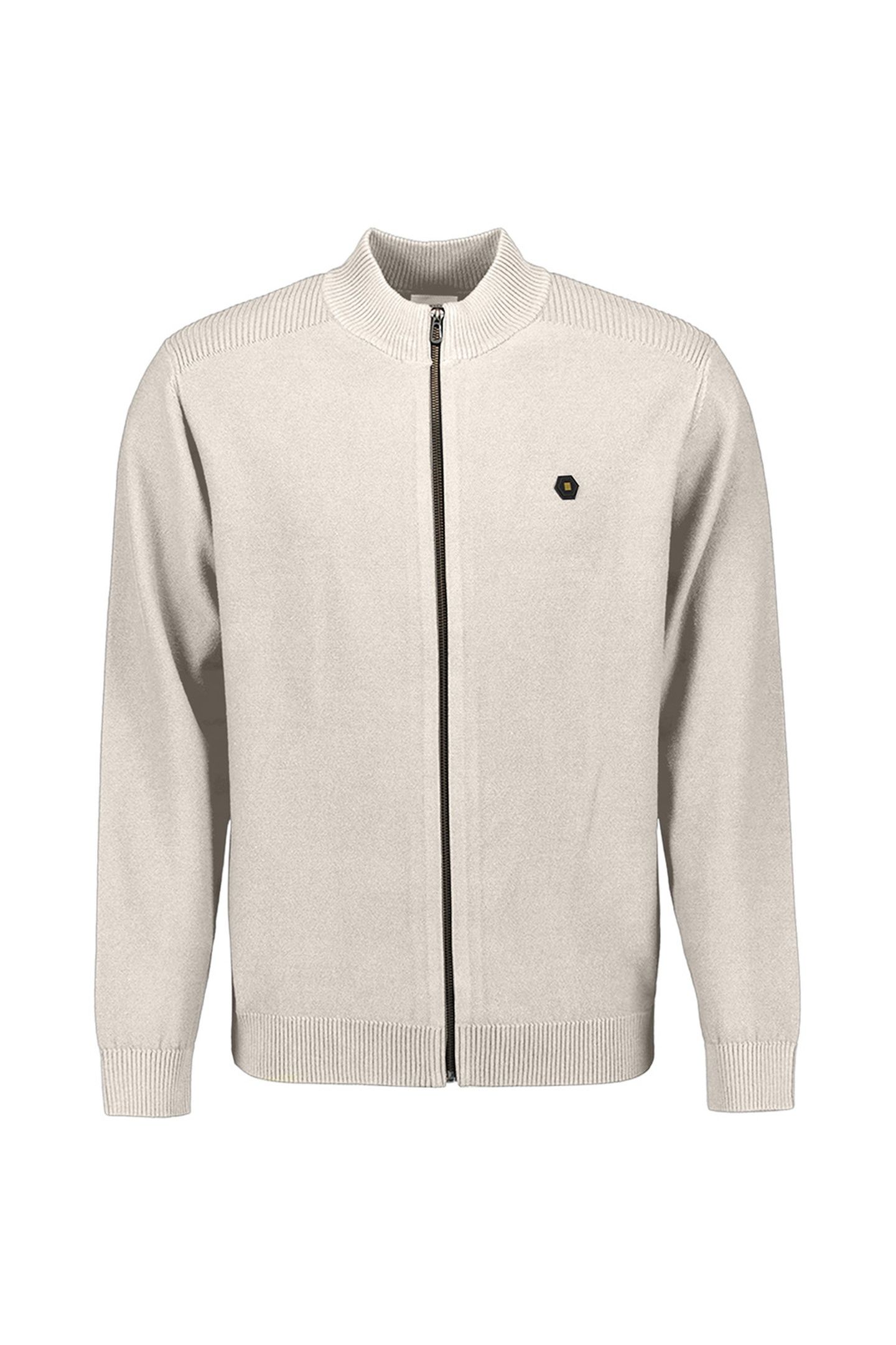 PULLOVER FULL ZIP SHOULDER DETAIL STONE 1