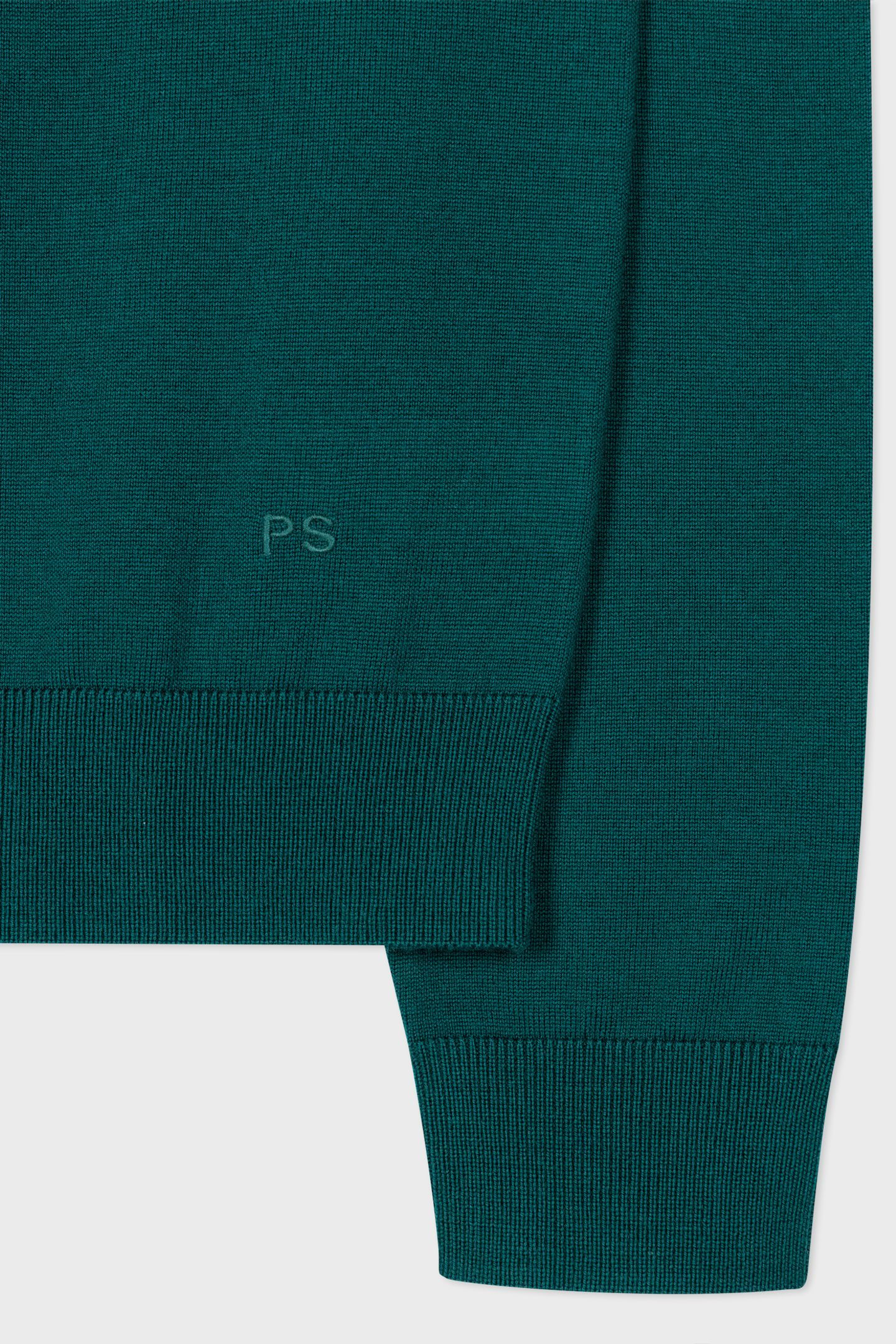 MENS CARDIGAN ZIP THRU PETROL GREEN 7