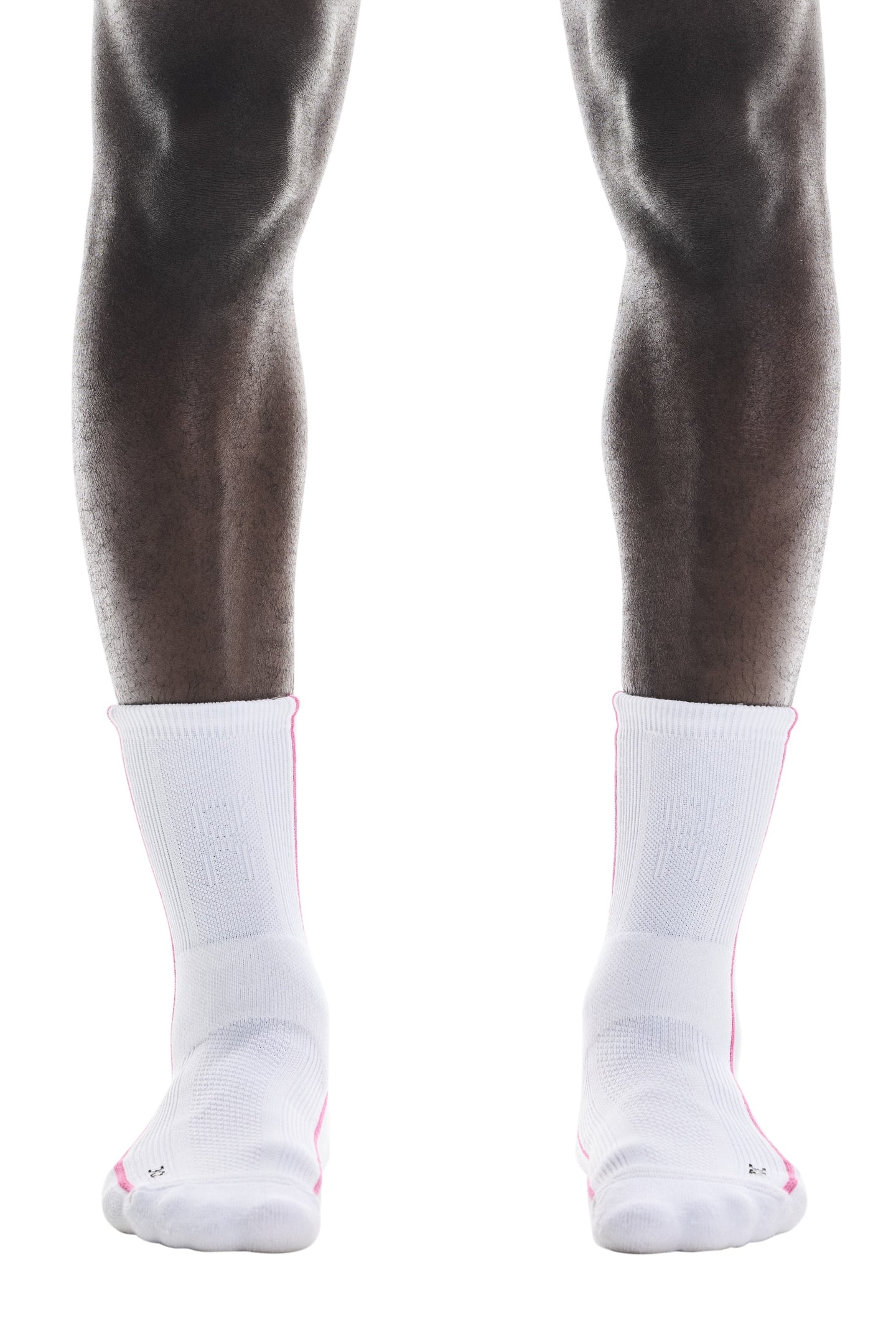 COURT SOCK HIGH 1 UNISEX WHITE | PINK 2