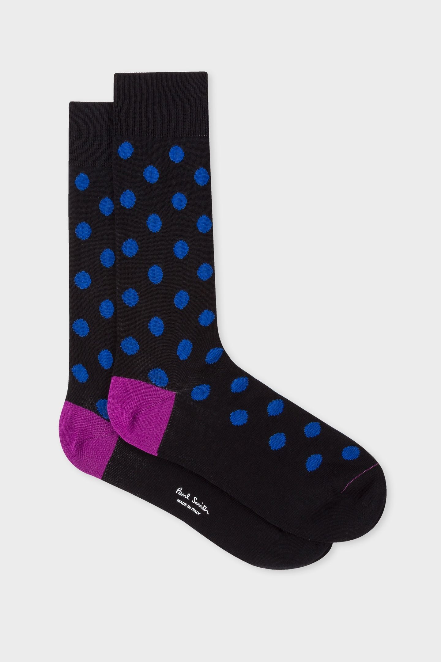 MEN SOCK BRIGHT SPOT BLACK 2