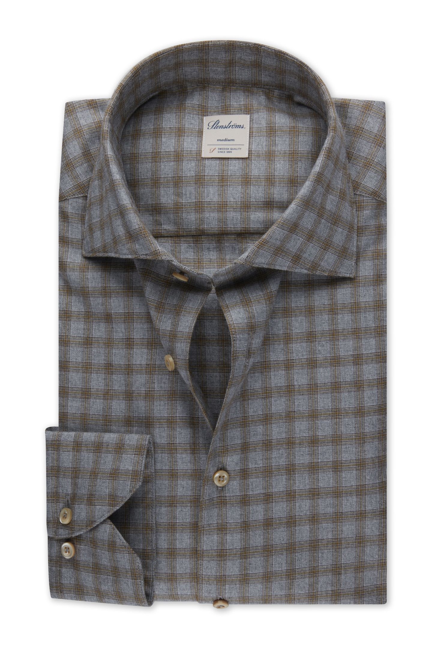 SLIMLINE/90, RC CUFF GREY CHECK 1