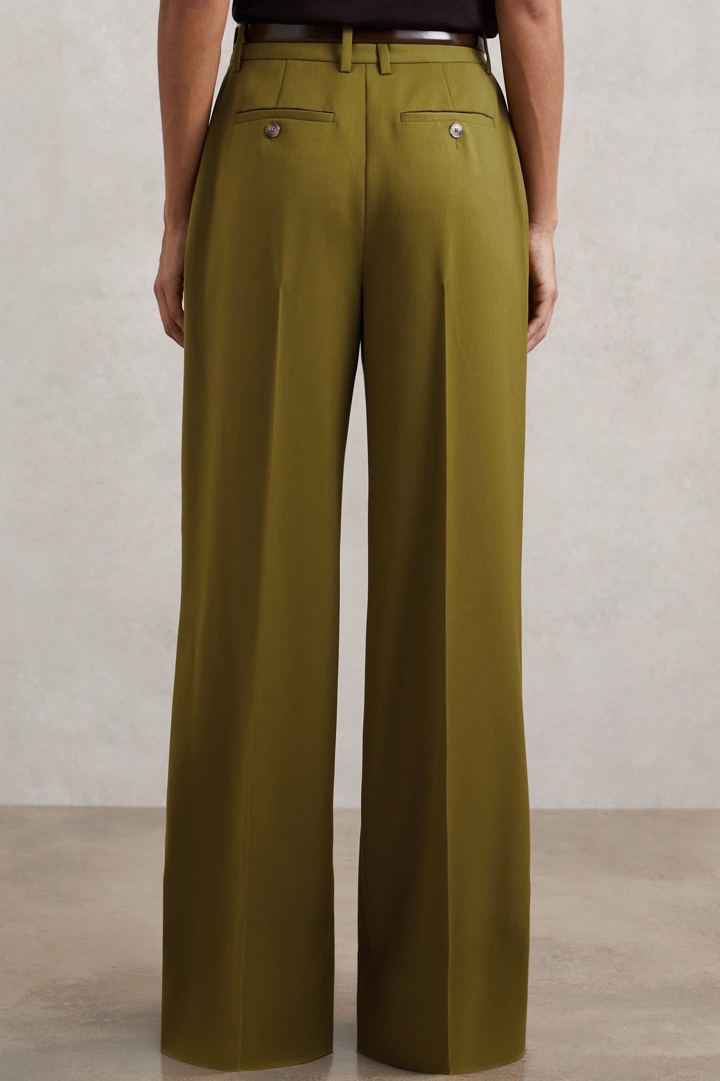 WIDE LEG TROUSER GREEN 3