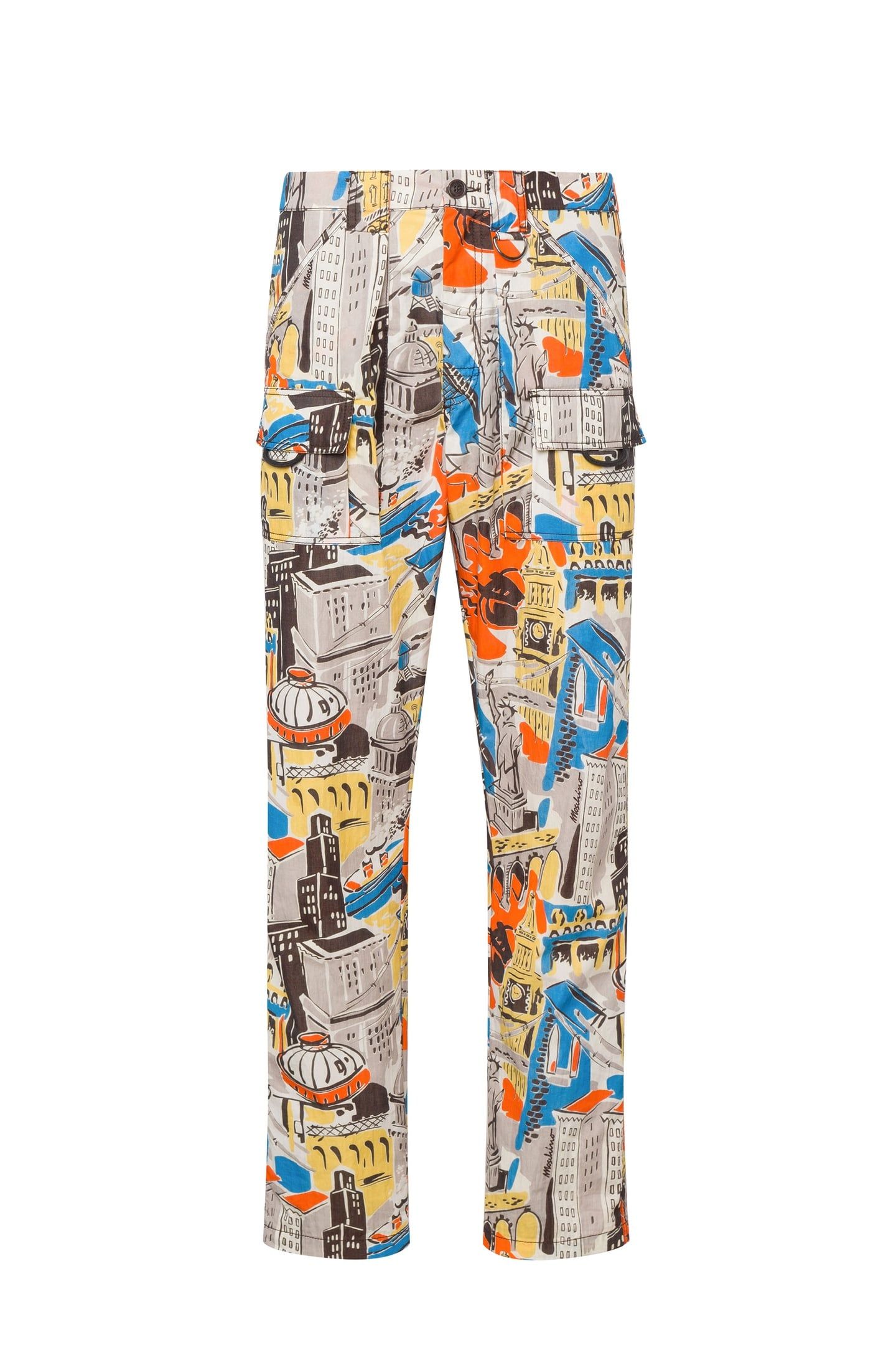 CITY PRINT NYLON TROUSERS GREY 3
