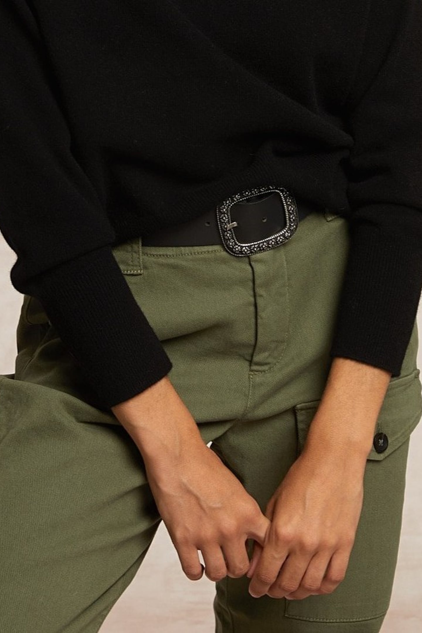 MOCK-NECK JERSEY WO SWT LS BLACK 2