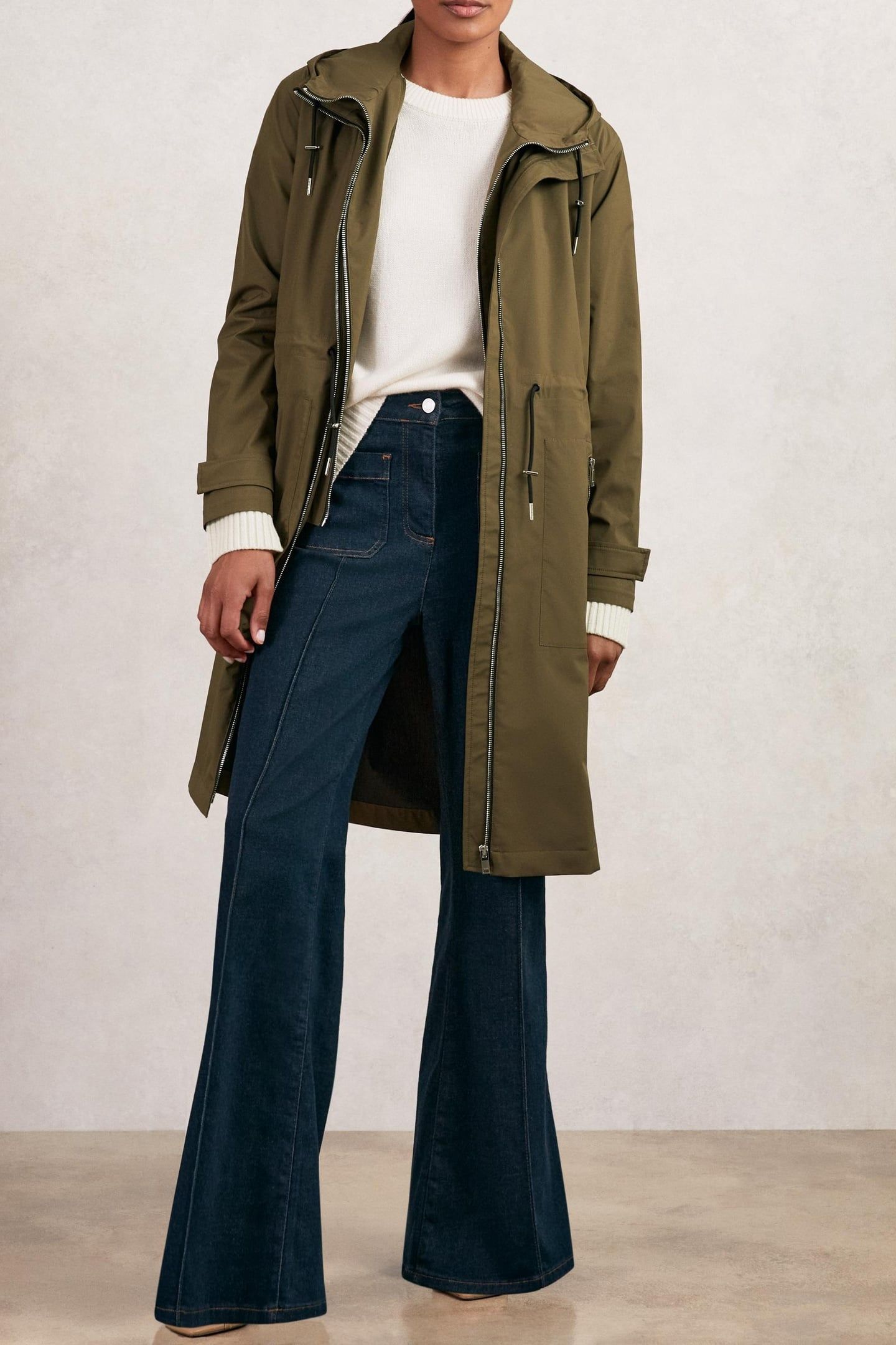 LONG RAINCOAT KHAKI 1