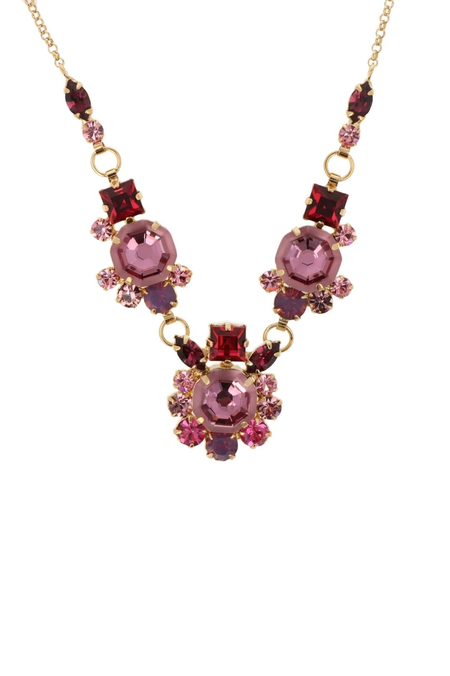 LALIQUE NECKLACE PINK PINK 8
