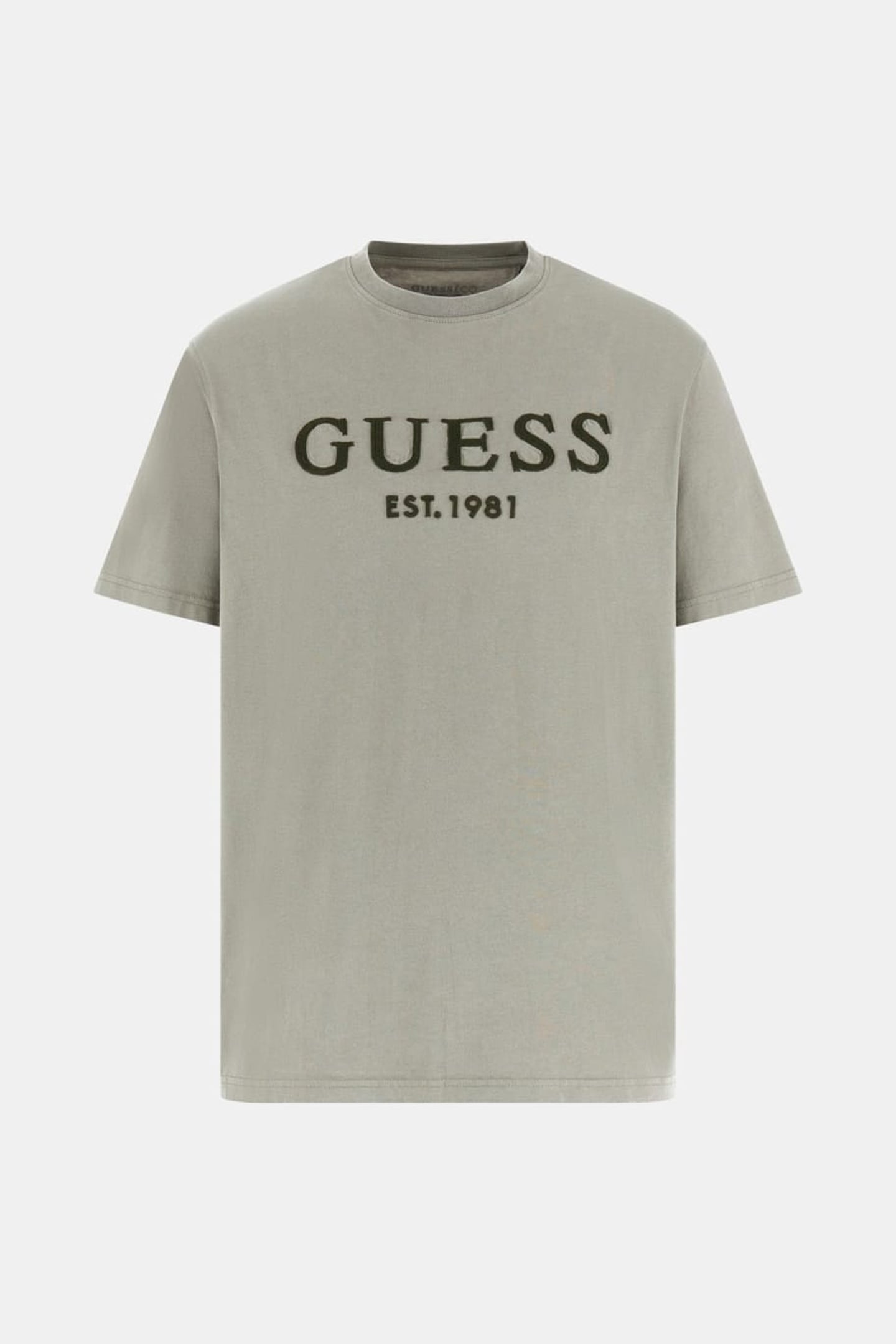 SS CN GUESS BOX LOGO MOSSY GREEN 4