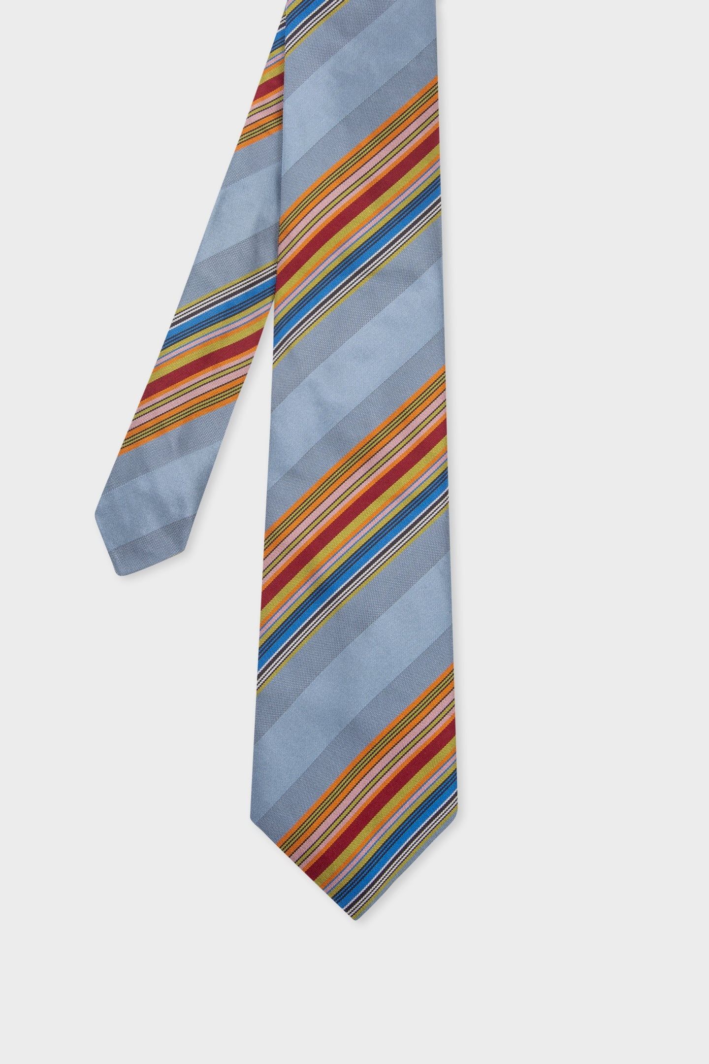MEN TIE STRIPE BLUE 5