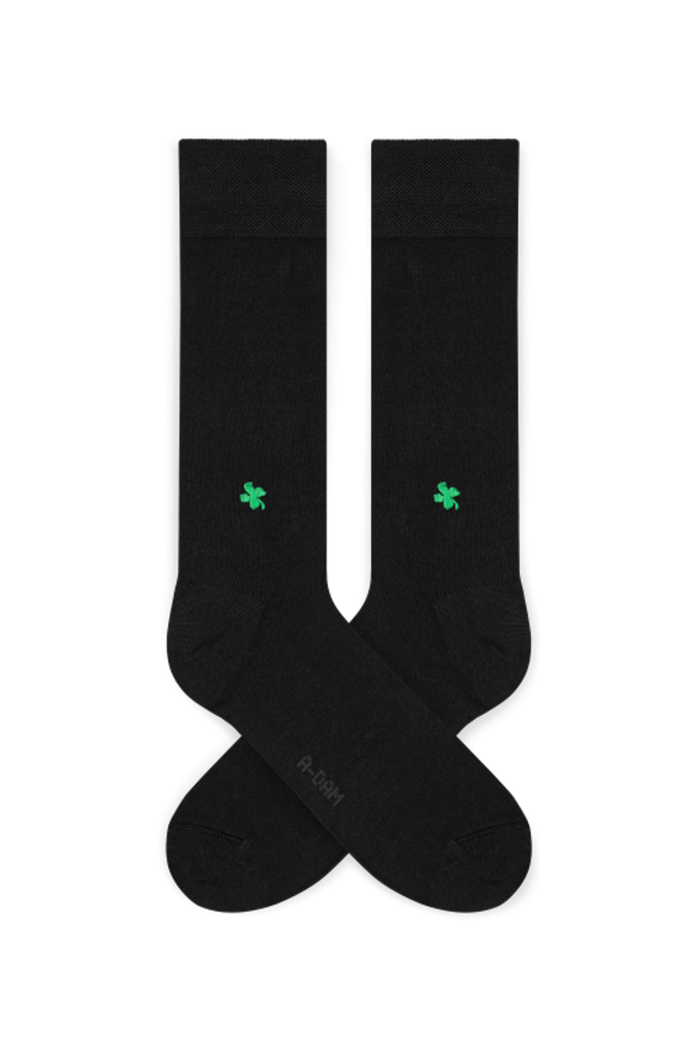 A-DAM 3-PACK DRESS SOCKS BLACK LUCKY BLACK 2