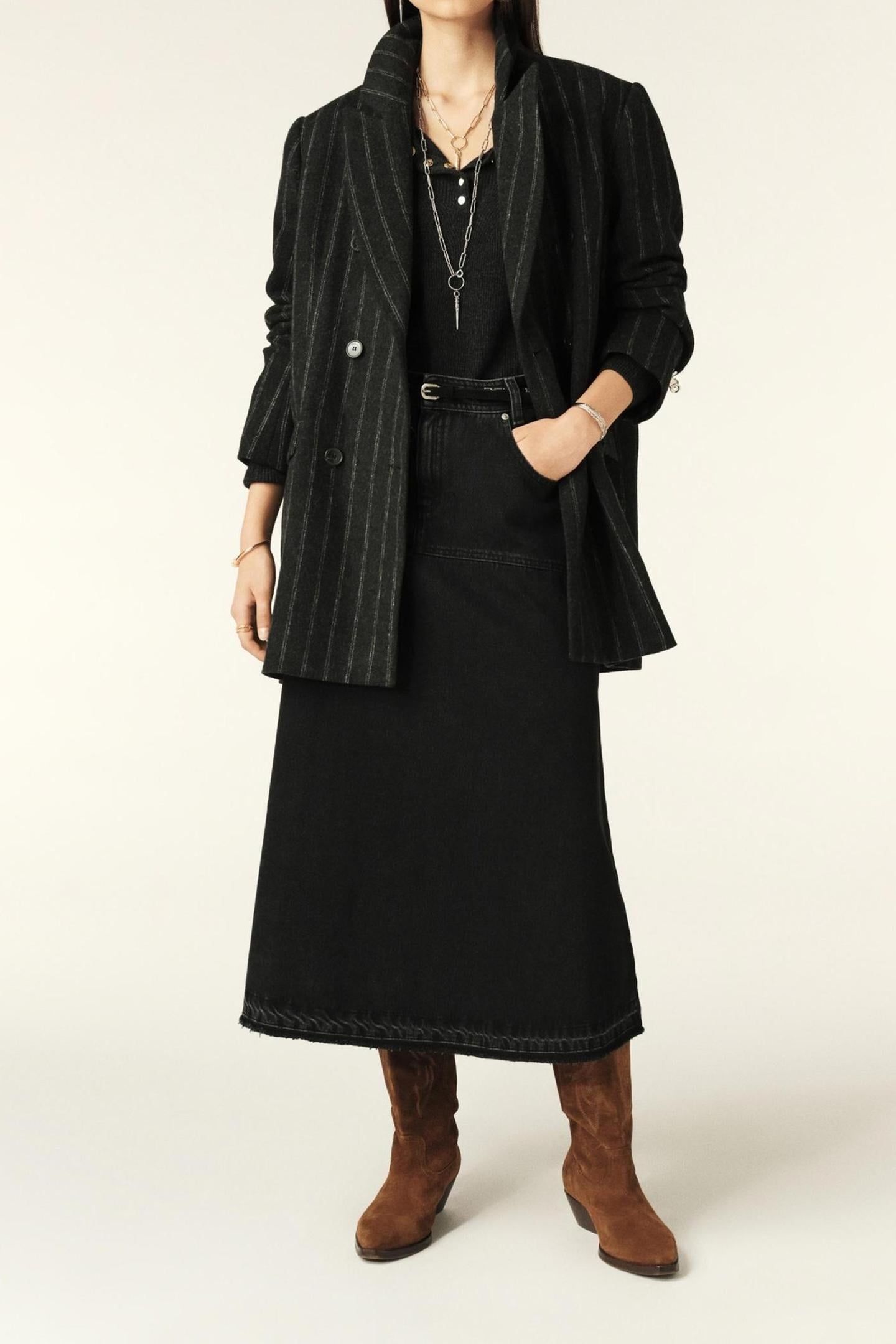 MID-LENGTH SKIRT BLACKSTONE 4