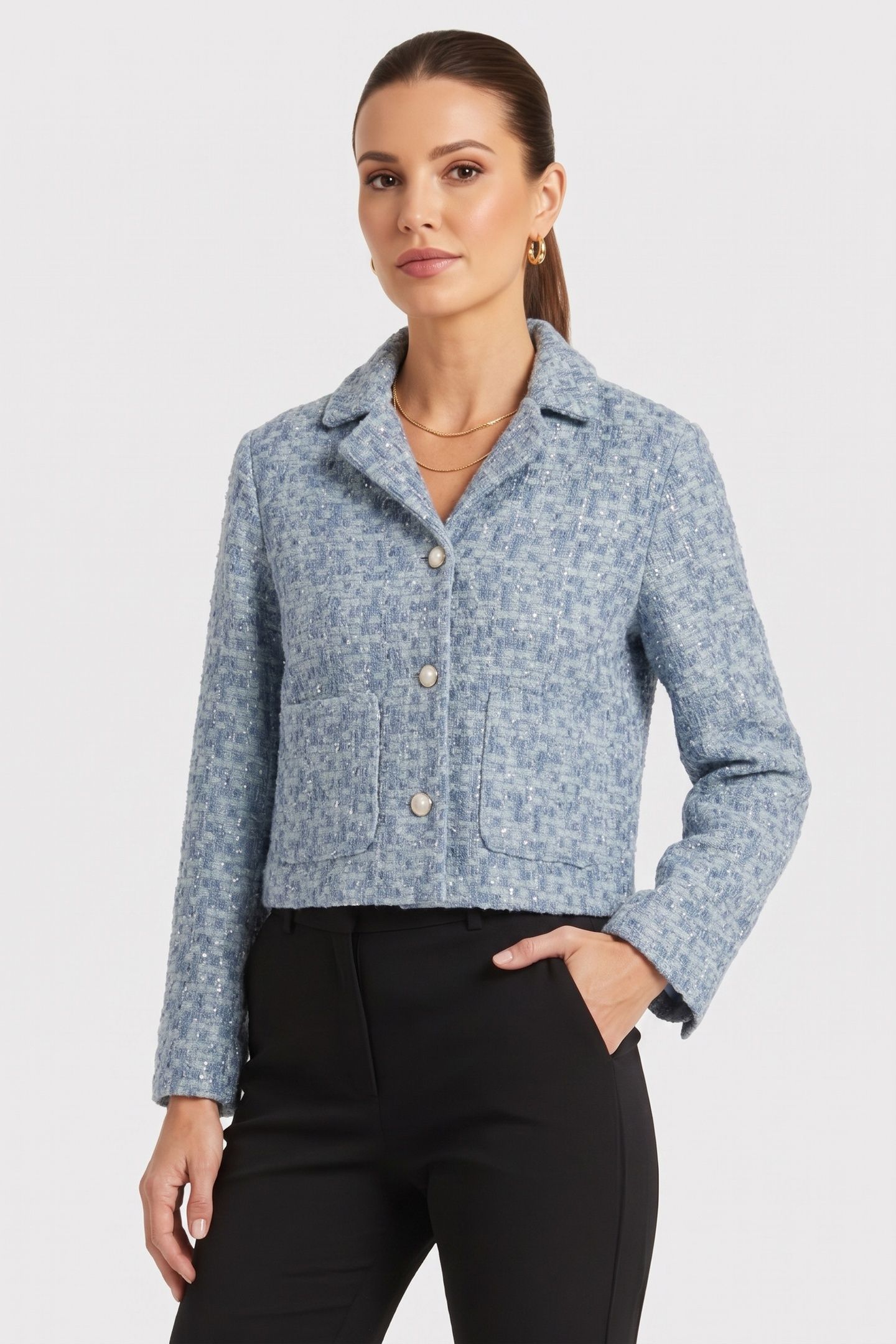 POPPY JACKET JACKET BLUE 3