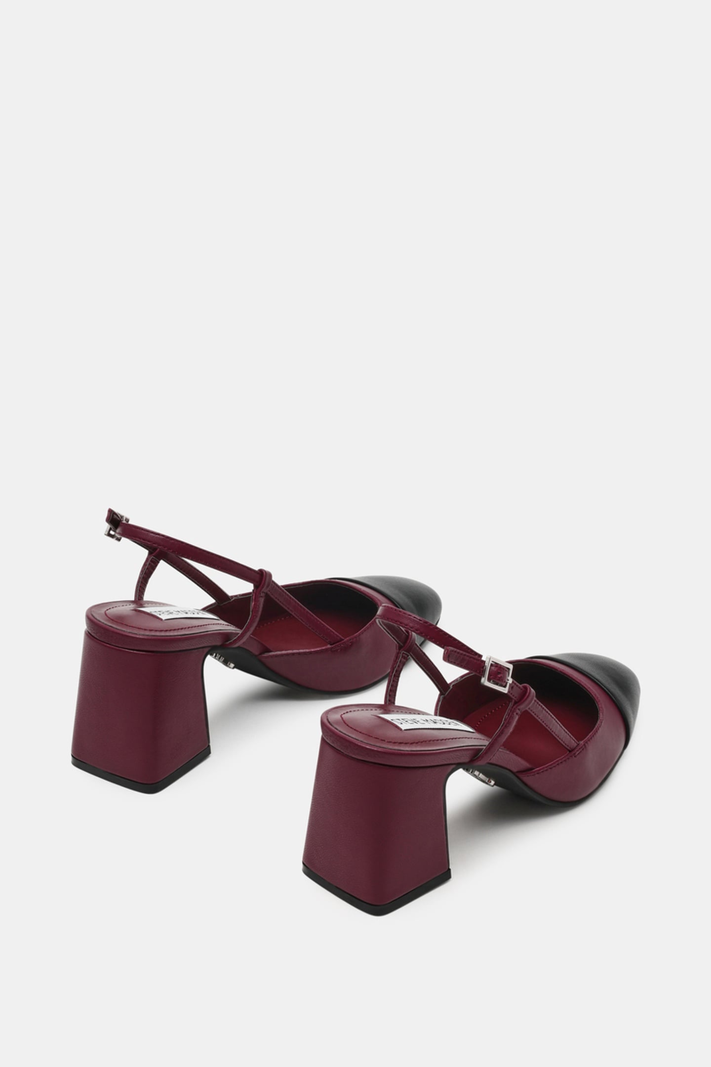 ZEINA PUMPS BLACK CHERRY LACQ 3