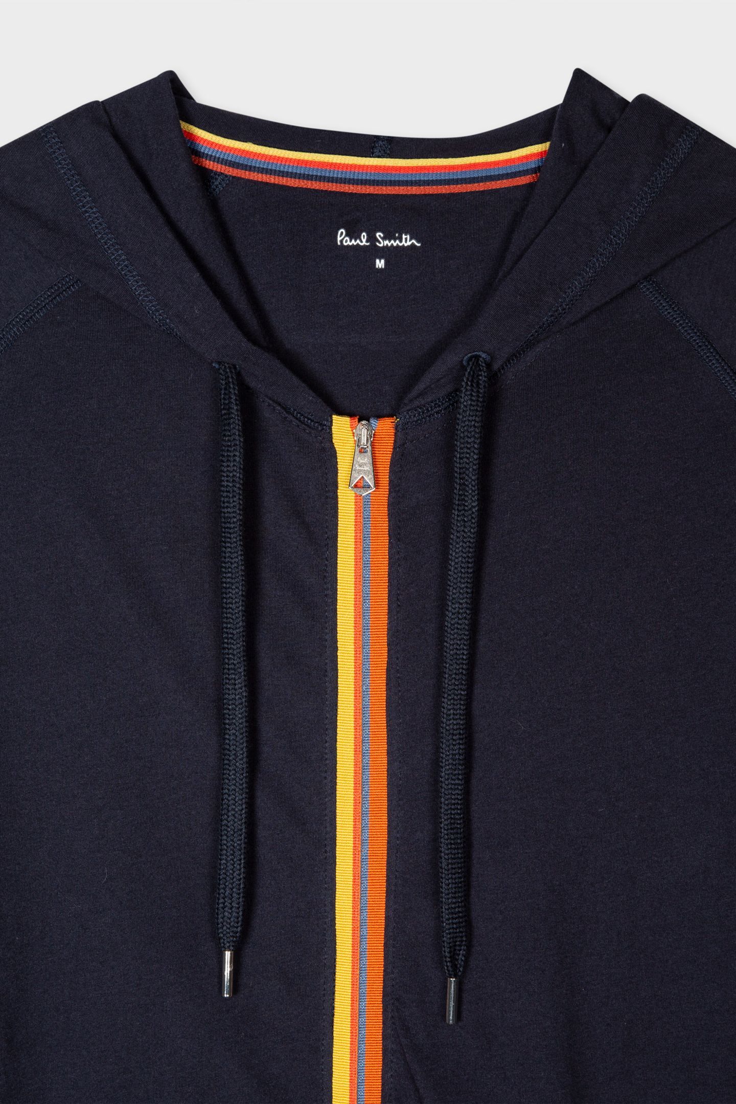 MEN ZIP HOODIE TAPE INKY BLUE 7
