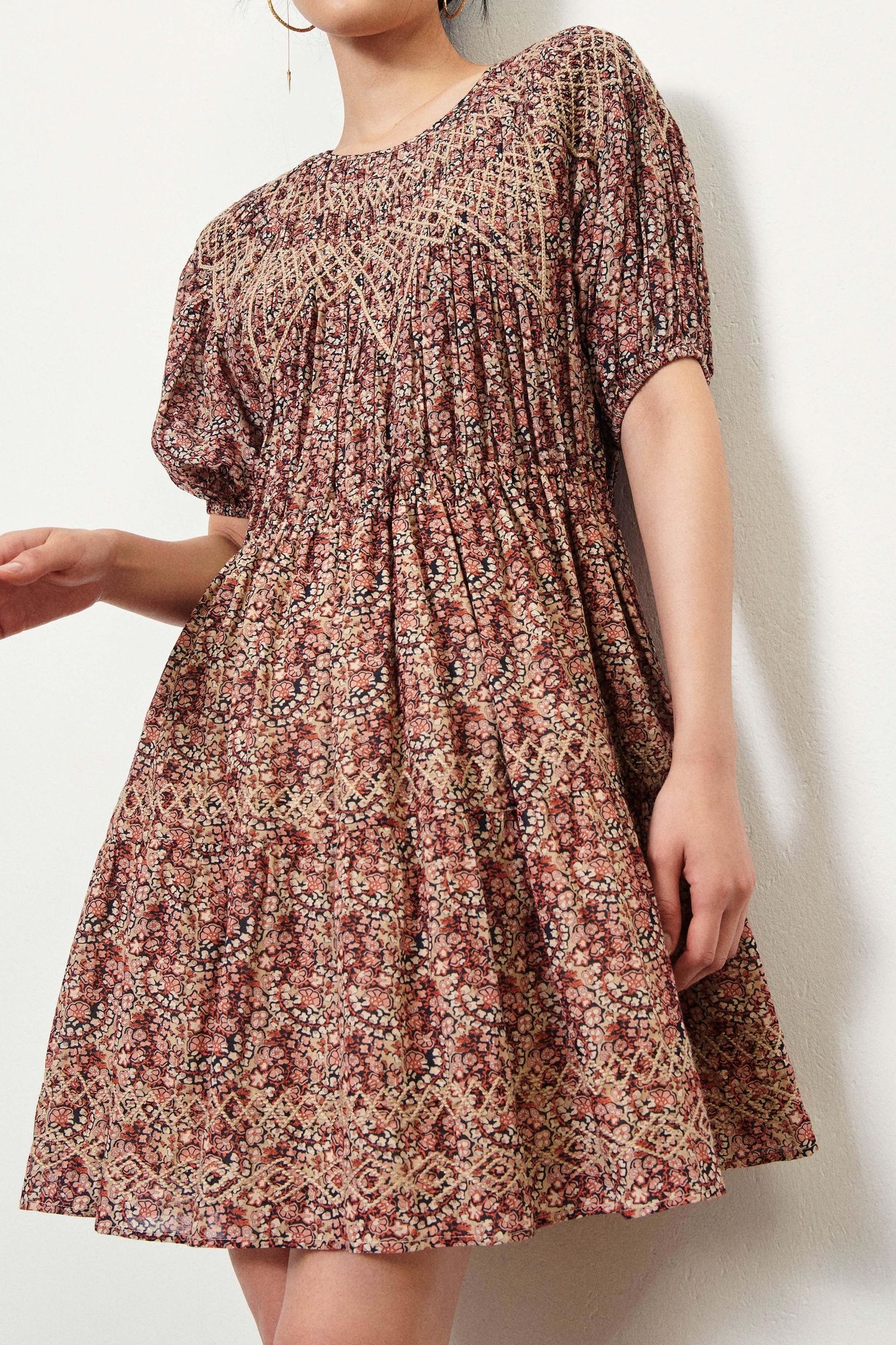 MINI DRESS GREIGE 1