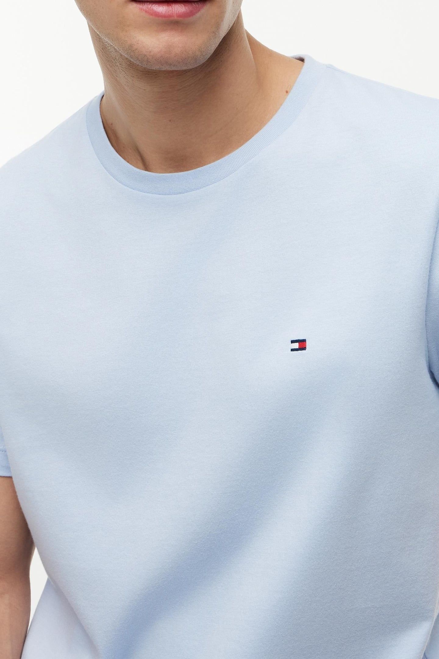 FLAG EMBROIDERY T-SHIRT SKY BLUE 7