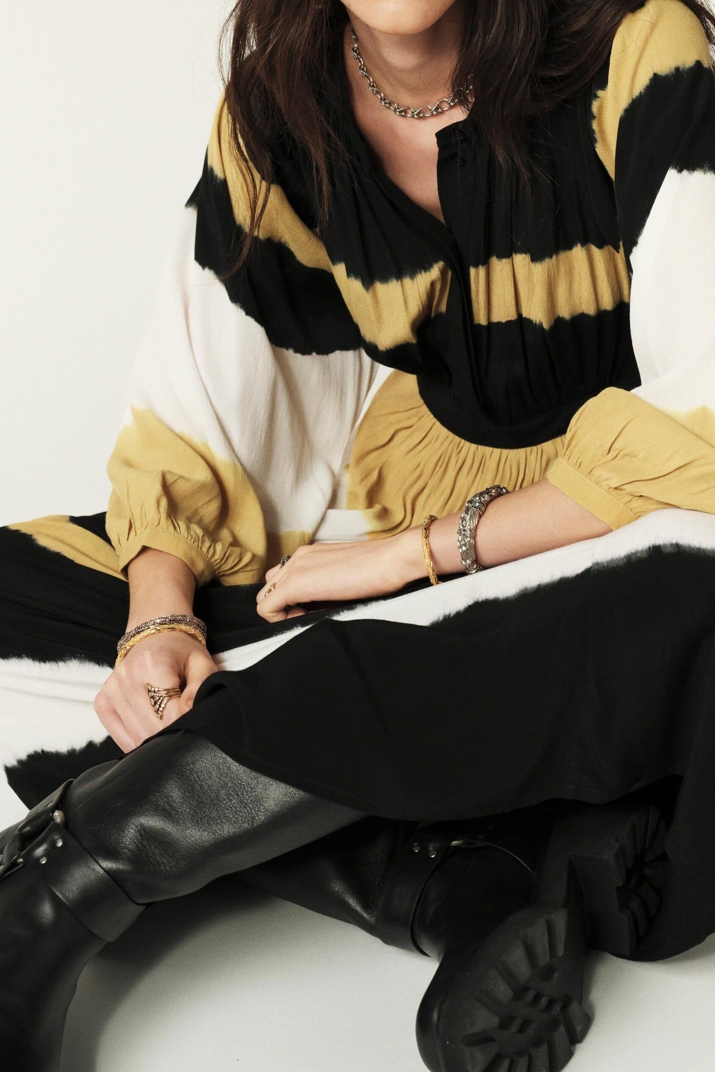 MID-LENGTH DRESS JAUNE 4