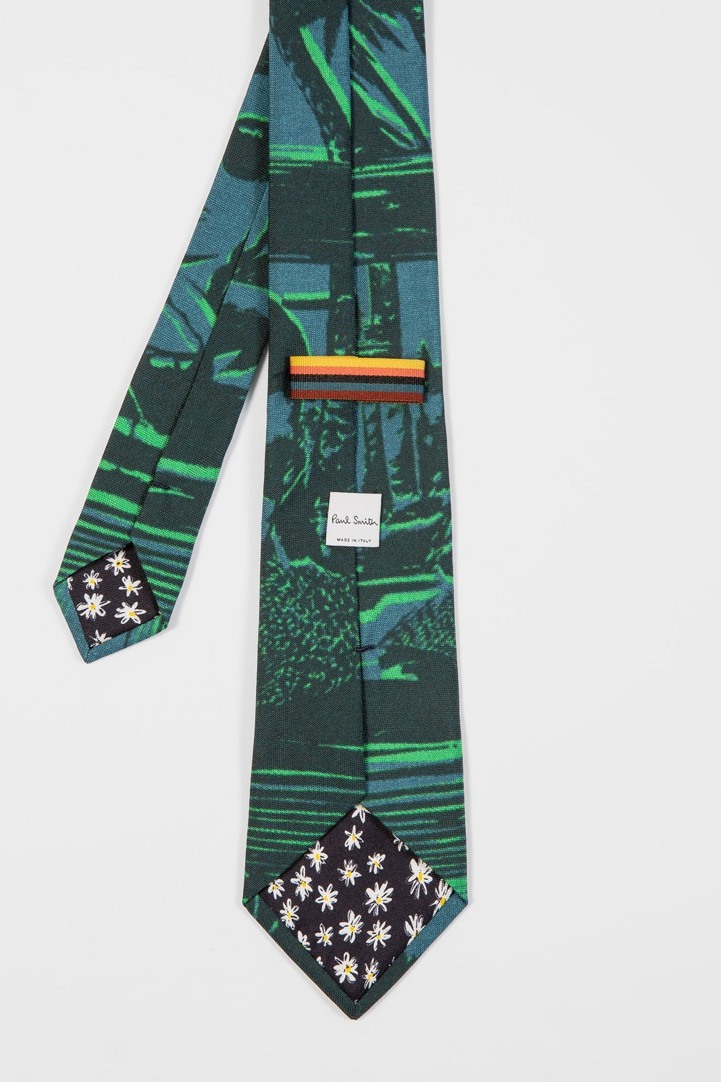 MEN TIE GETAWAY PETROL GREEN 4