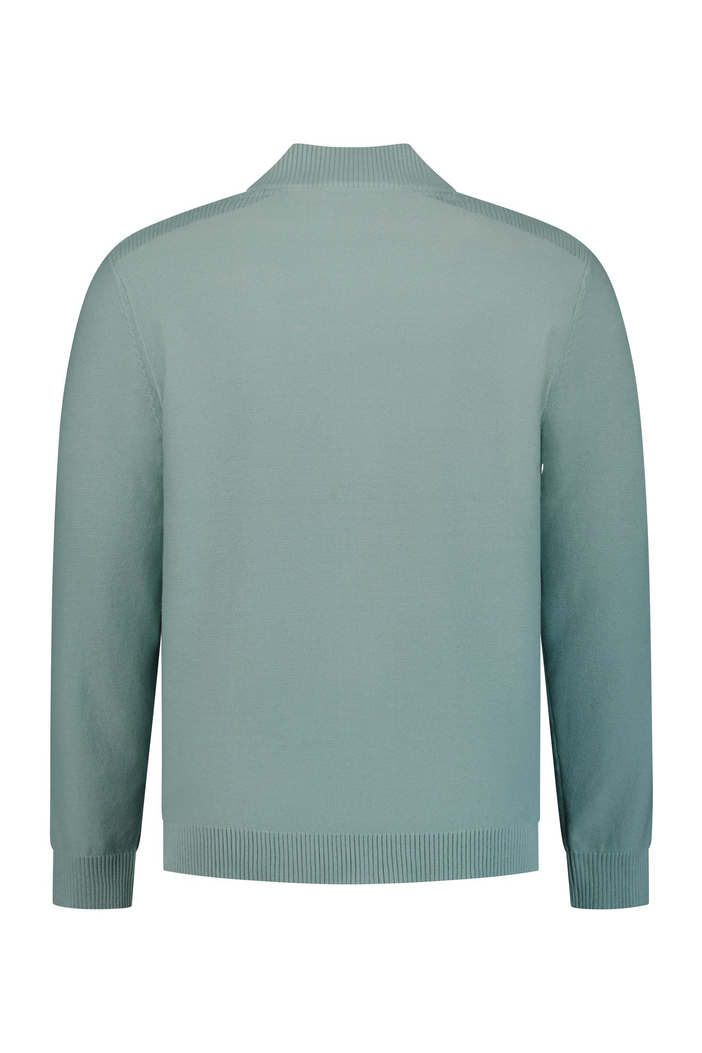 PULLOVER FULL ZIP SHOULDER DETAIL DUSTY BLUE 3
