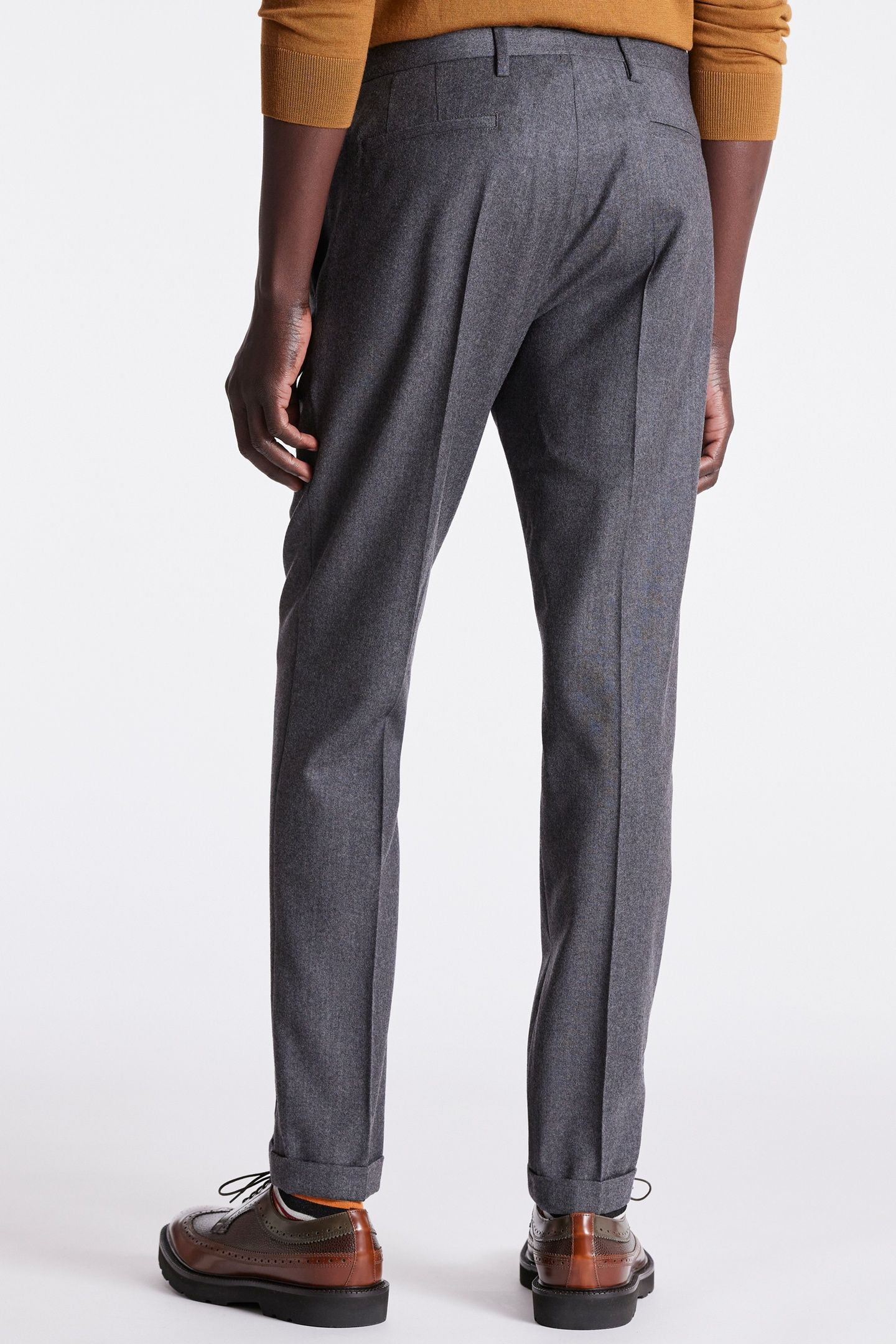 GENTS TROUSER GREY MELANGE 2