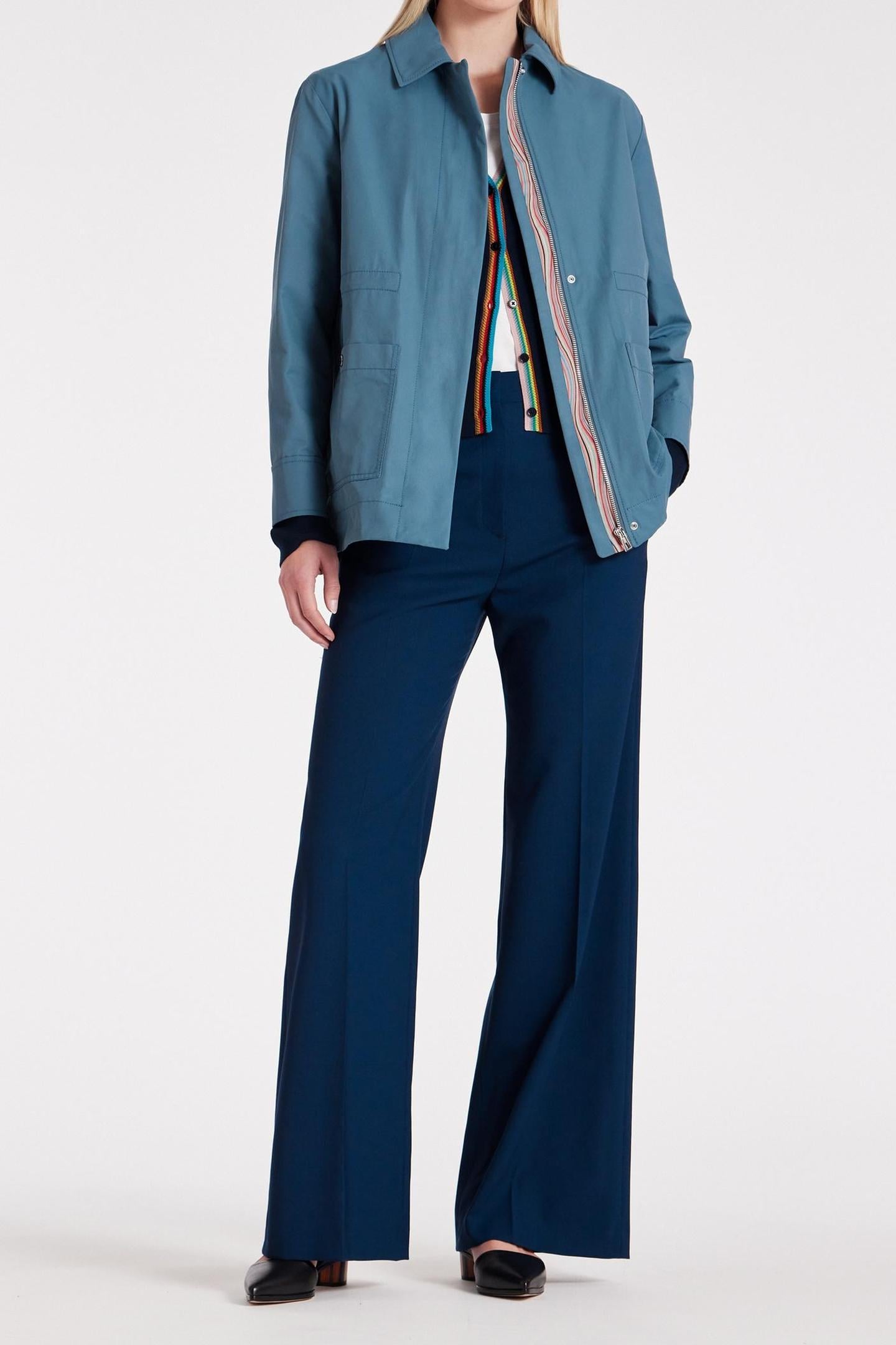 WOMENS JACKET GREYISH BLUE 2