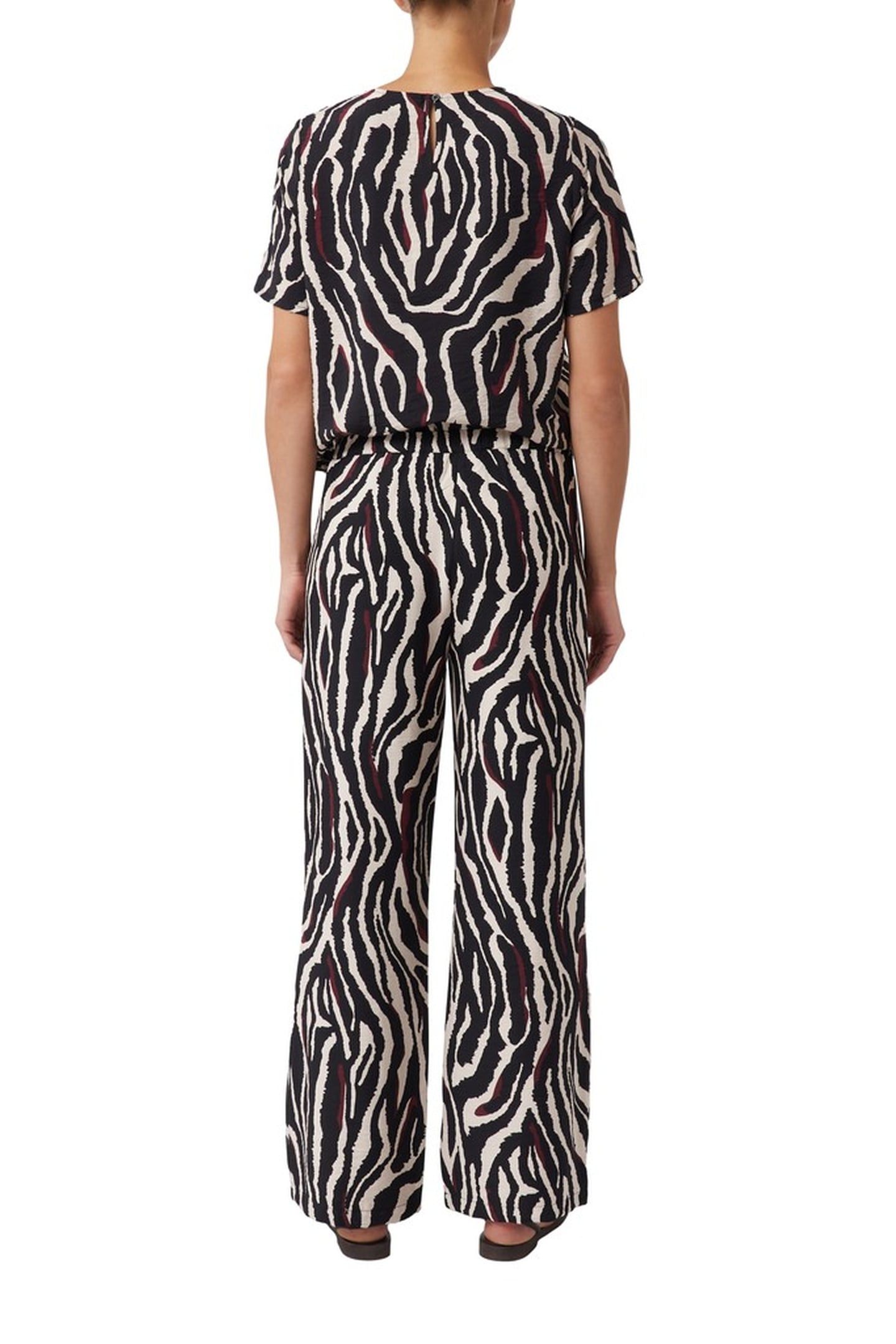 COMMA PANTS BURGUNDY 2