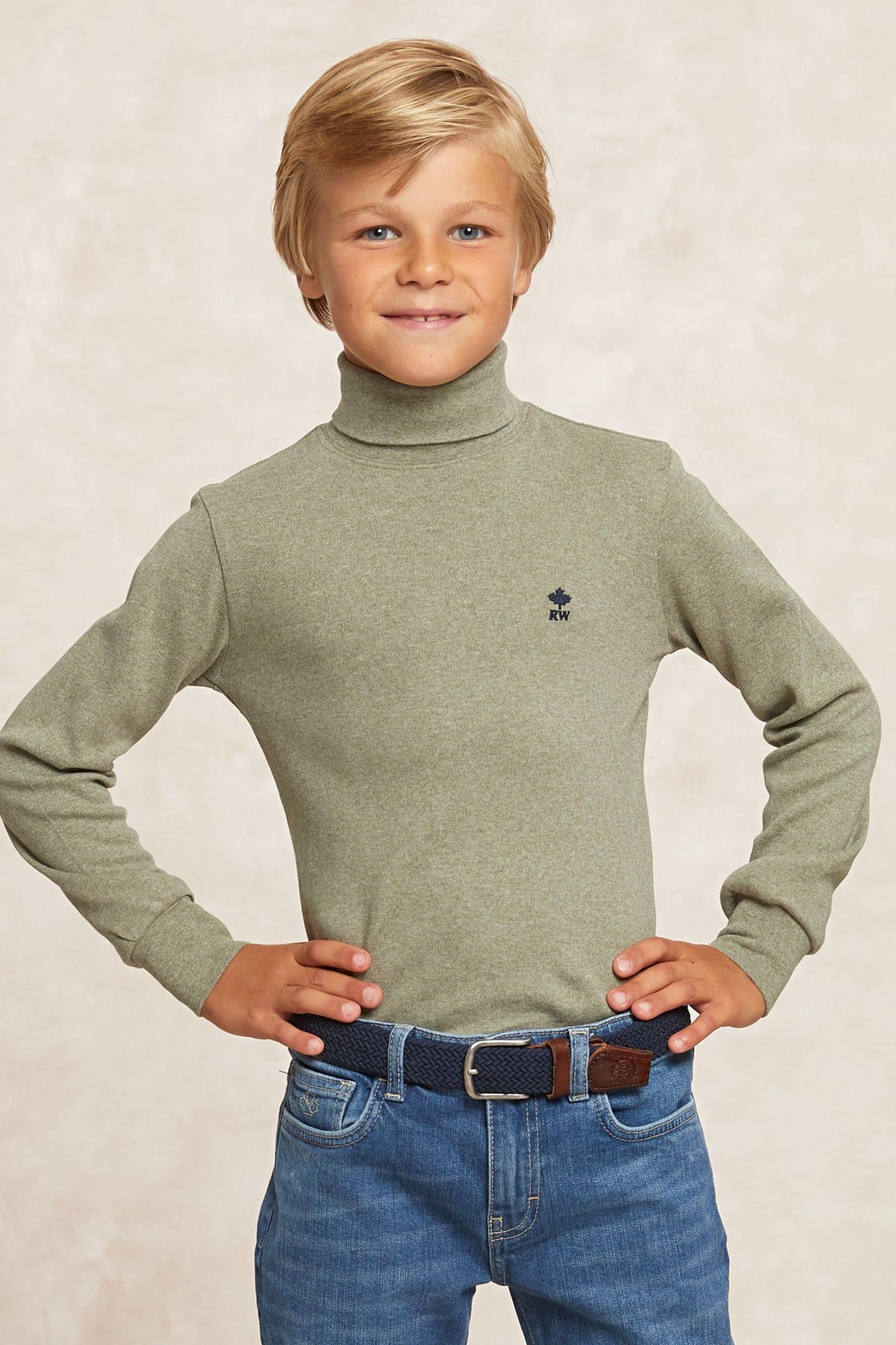 BASIC ROLL NECK T-SHIRT EDEN MIX 3