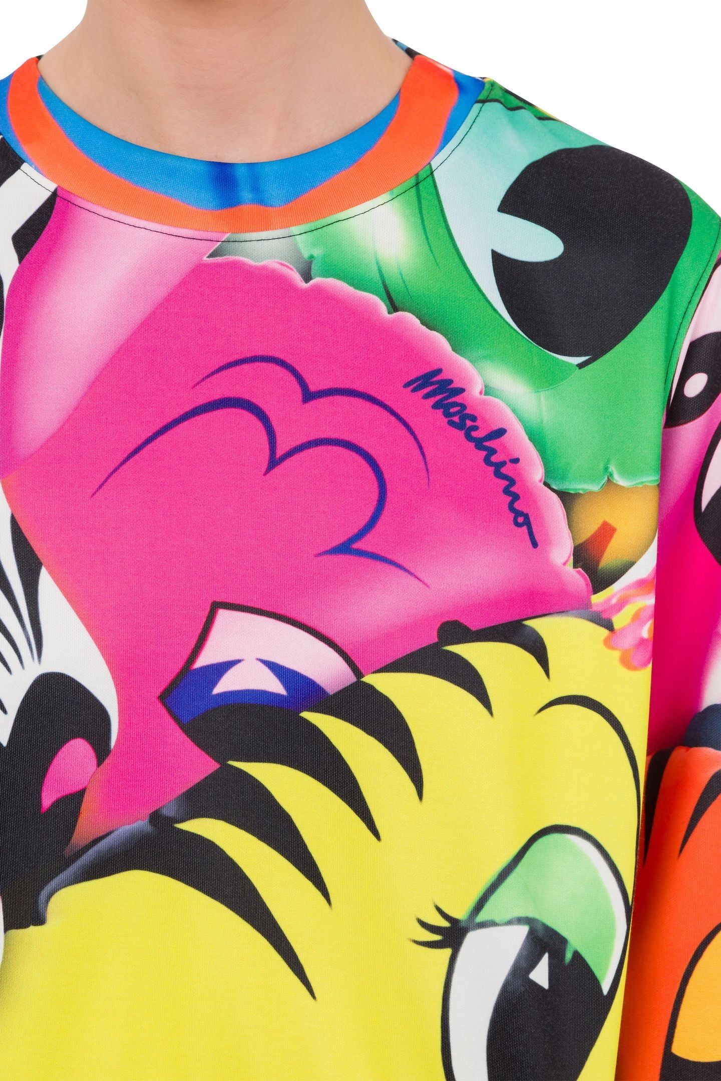 INFLATABLE ANIMALS TECHNICAL COTTON SWEATSHIRT MULTICOLOR 4