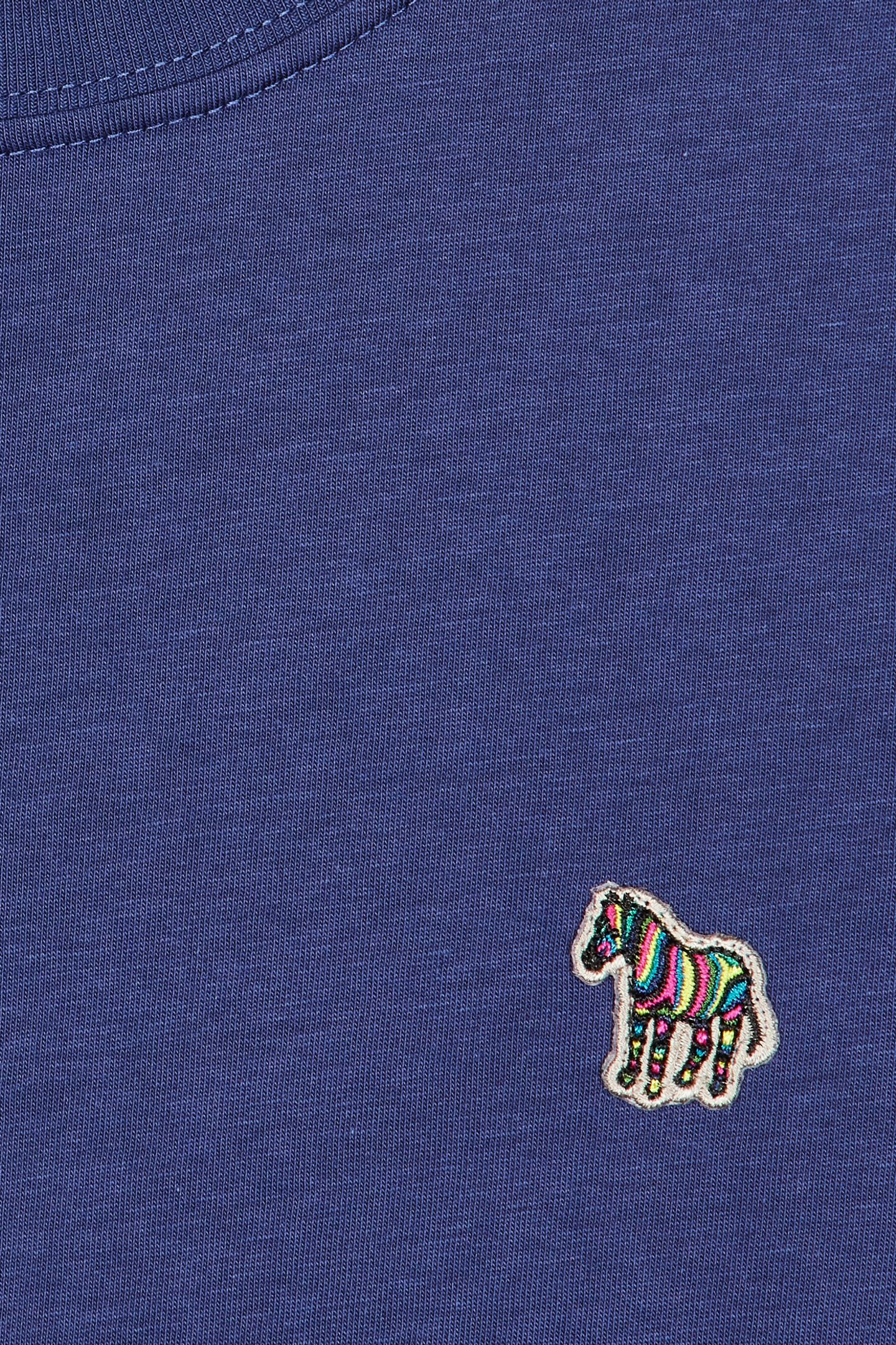 MENS REG FIT SS TSHIRT ZEBRA INDIGO 6