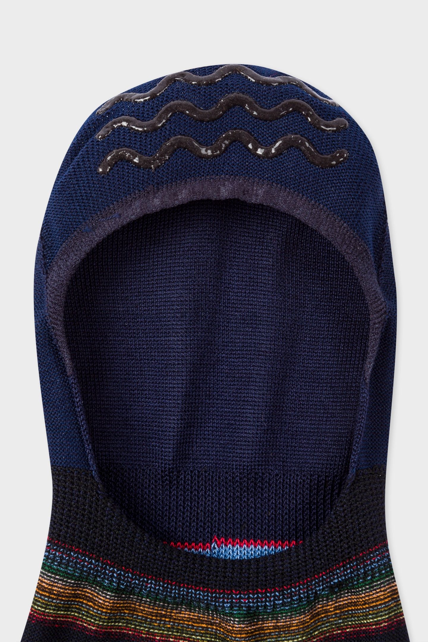 MEN SOCK NO SHW MLT BLK NAVY 3