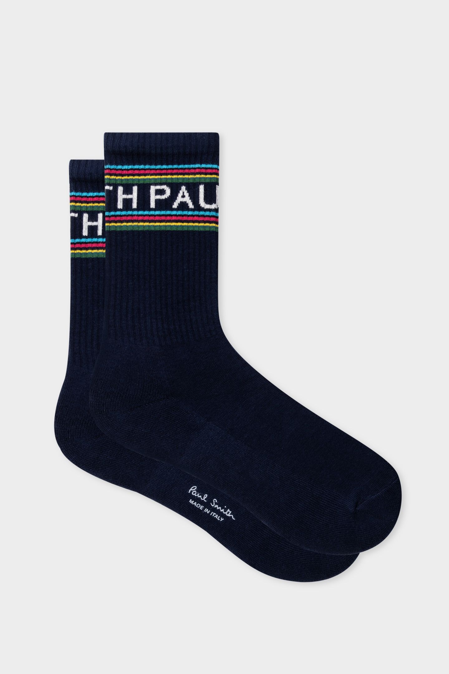 MEN SOCK LOGO BIG NAVY 2