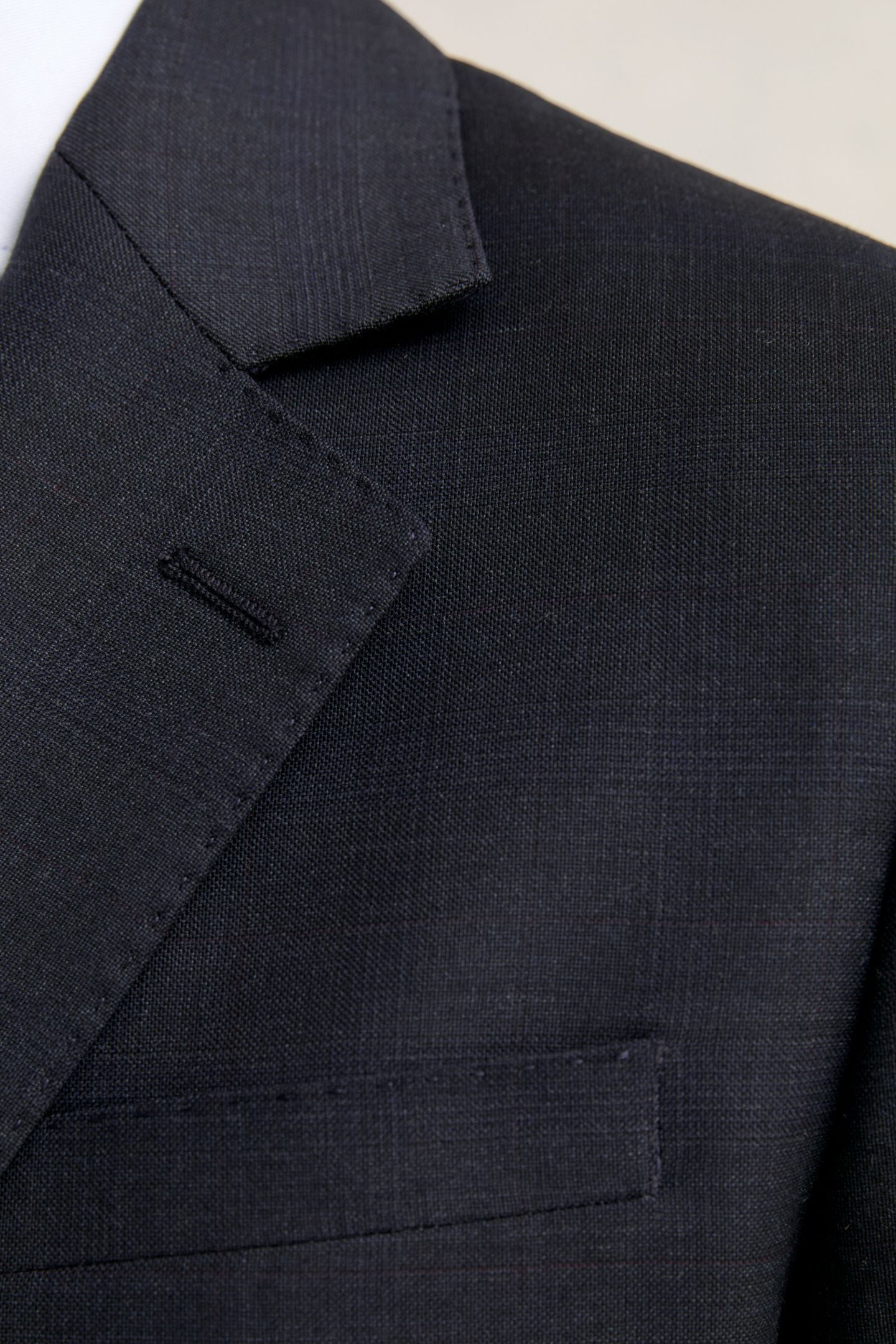 SB 2B NOTCH PRINCE OF WALES CHECK BLAZER NAVY 7