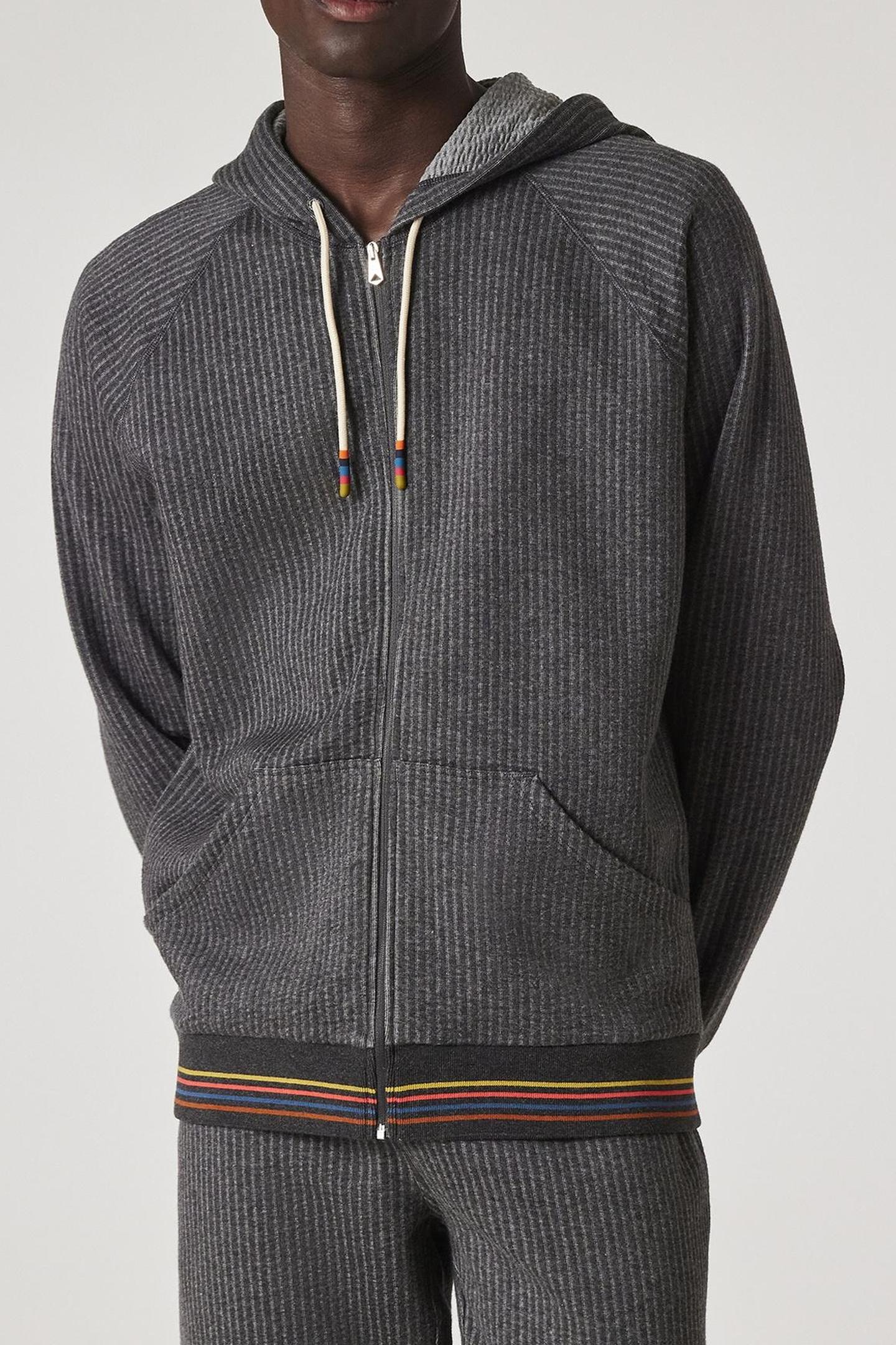 MEN HOODIE INTERLOCK SLATE 2