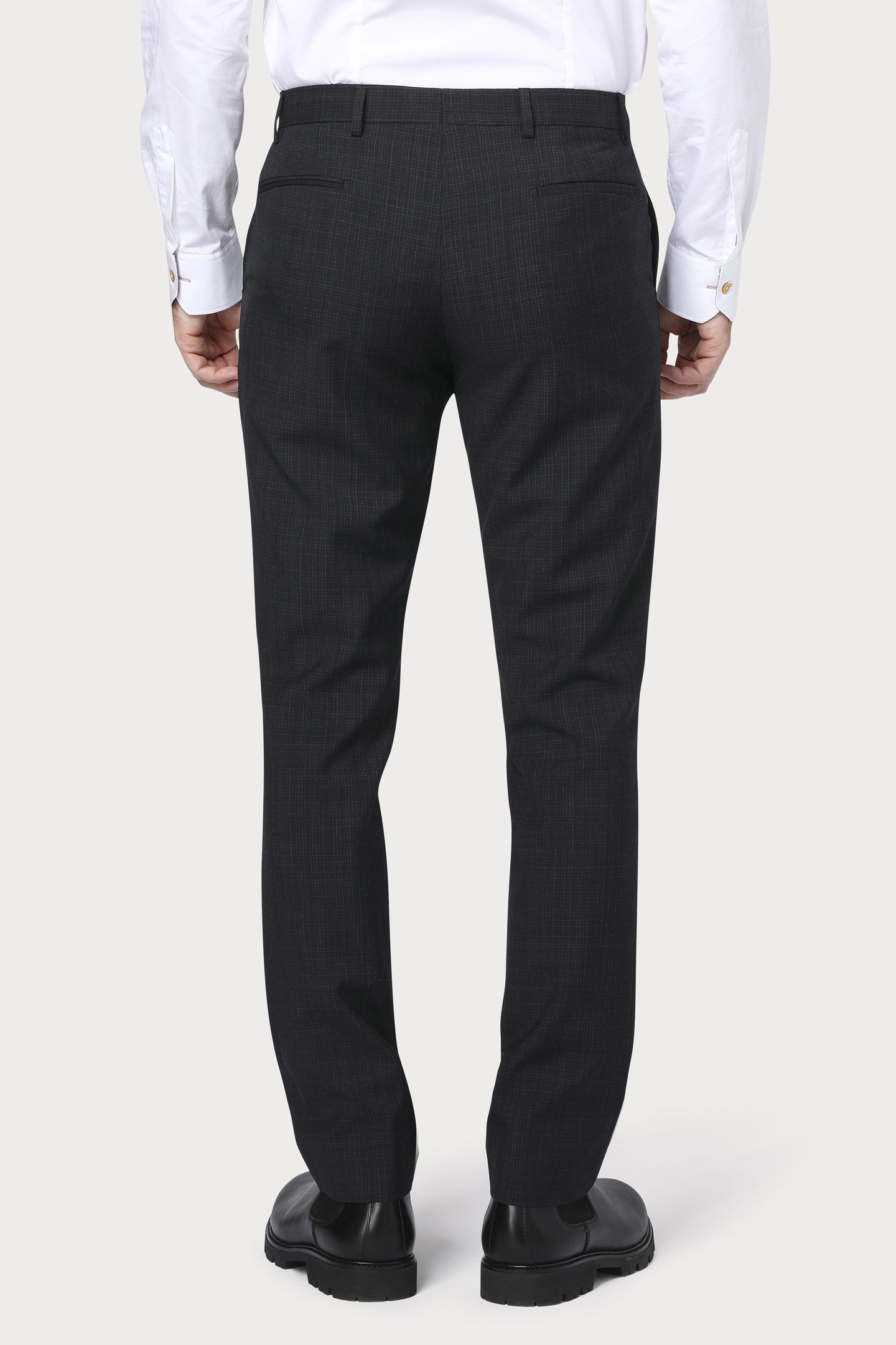 MENS CHINO MID FIT BLACK 2